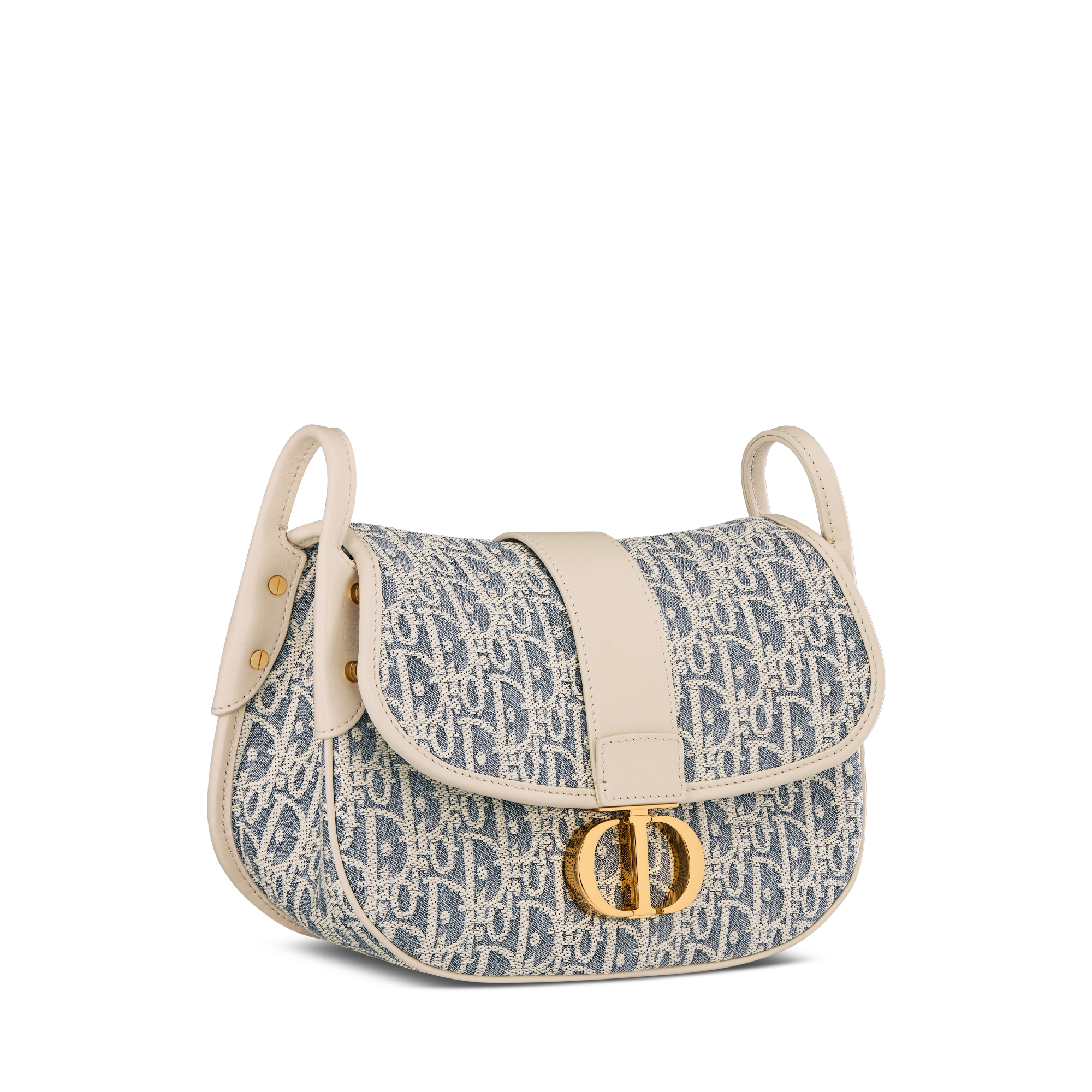 30 Montaigne サッチェルバッグ ミディアム ディオール オブリーク ラフィアエフェクト シャンブレー & スムースカーフスキン E03