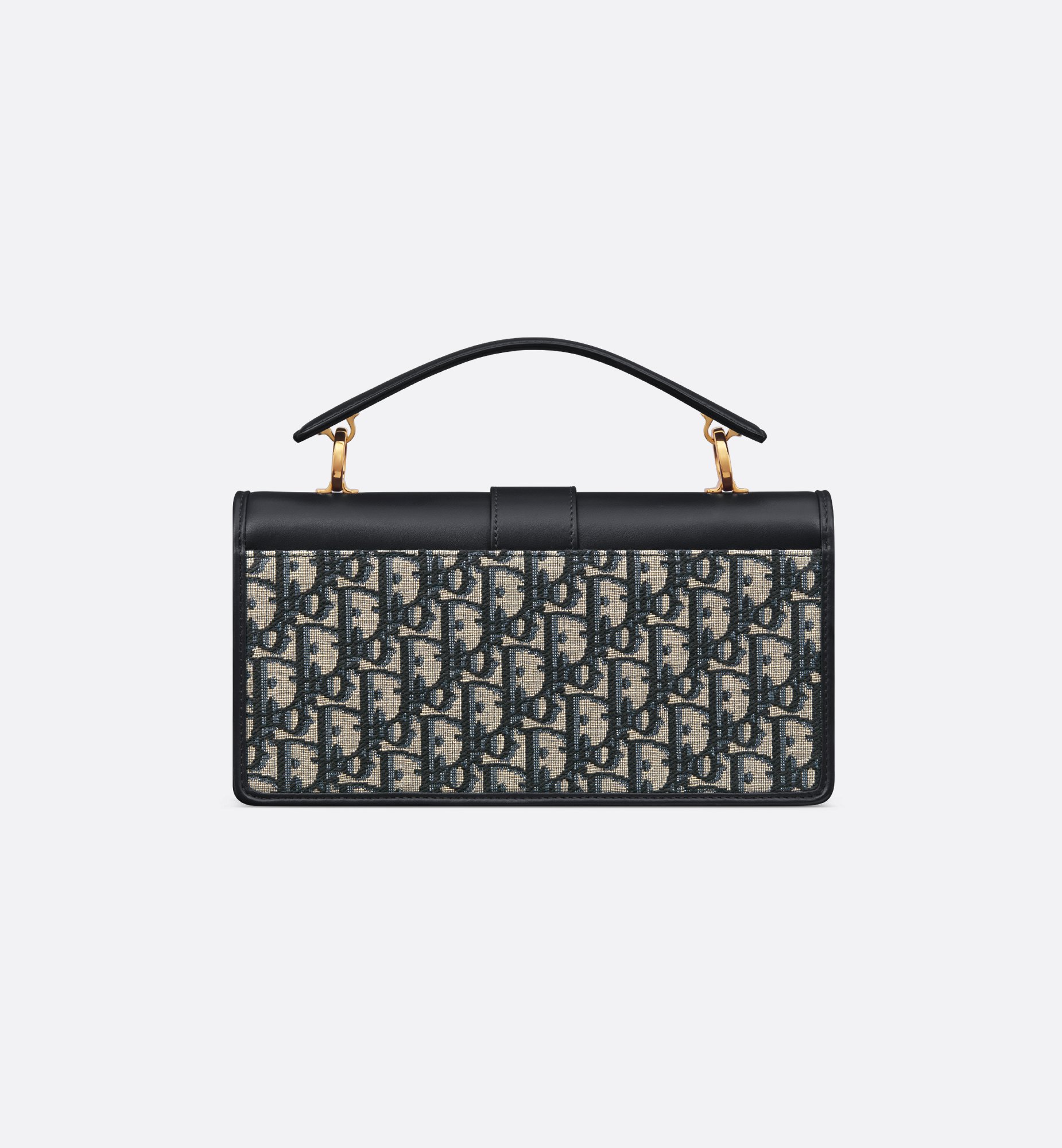 30 Montaigne Top Handle Bag Blue Dior Oblique Jacquard and 30 Montaigne Top Handle Bag Blue Dior Oblique Jacquard and
