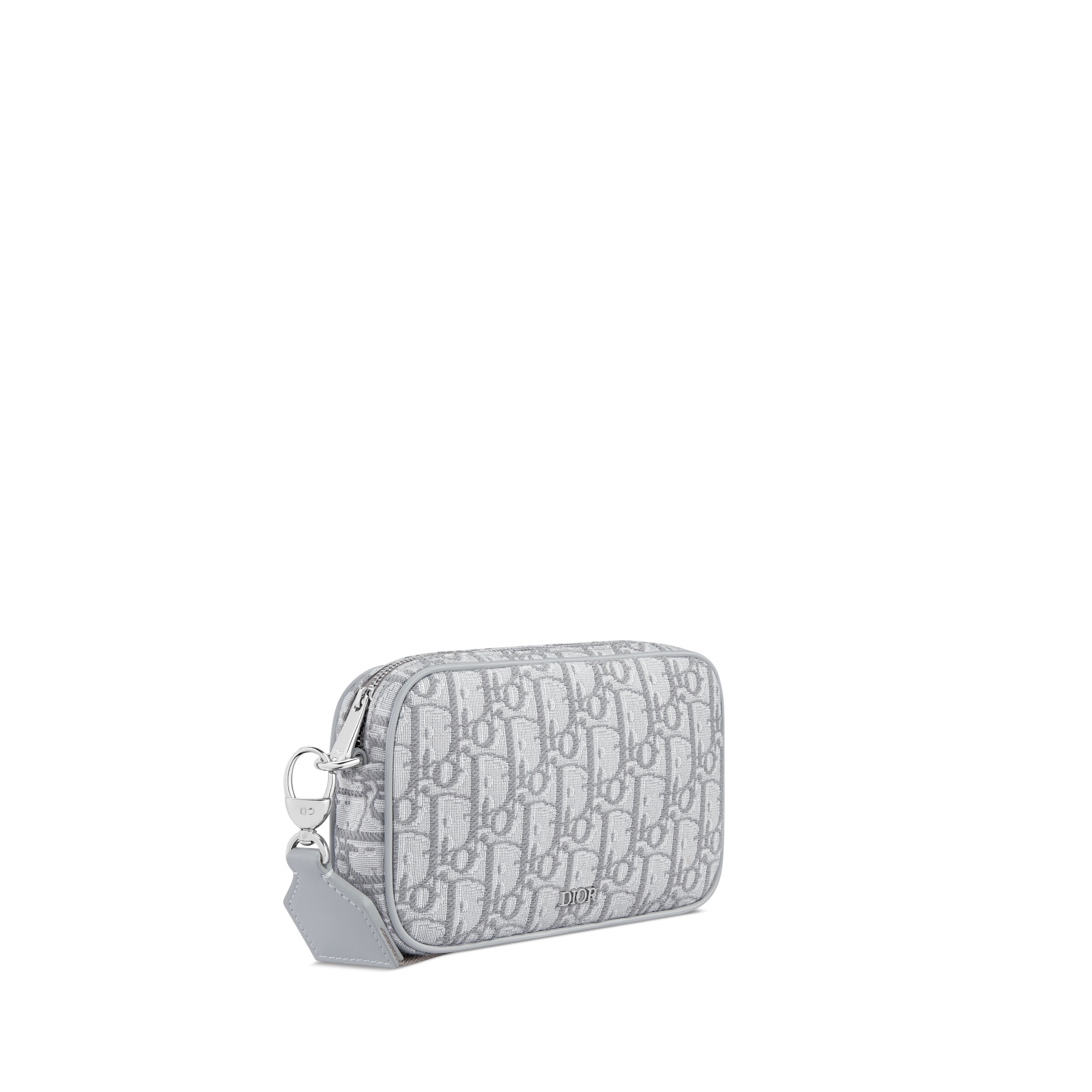 Kids' Small Multifunctional Bag Gray Dior Oblique Jacquard E03
