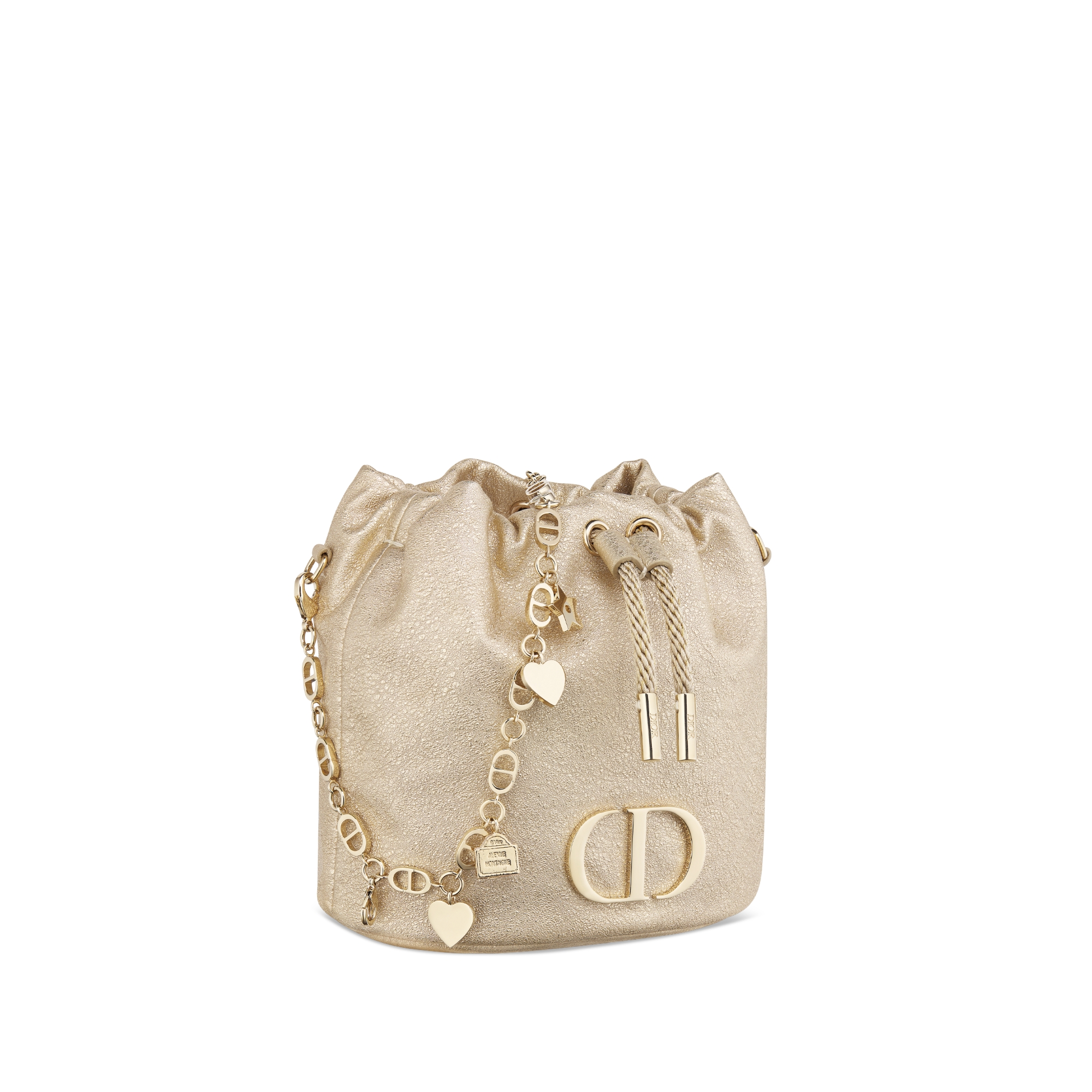 Kids' Purse Metallic Gold-Tone Lambskin E03