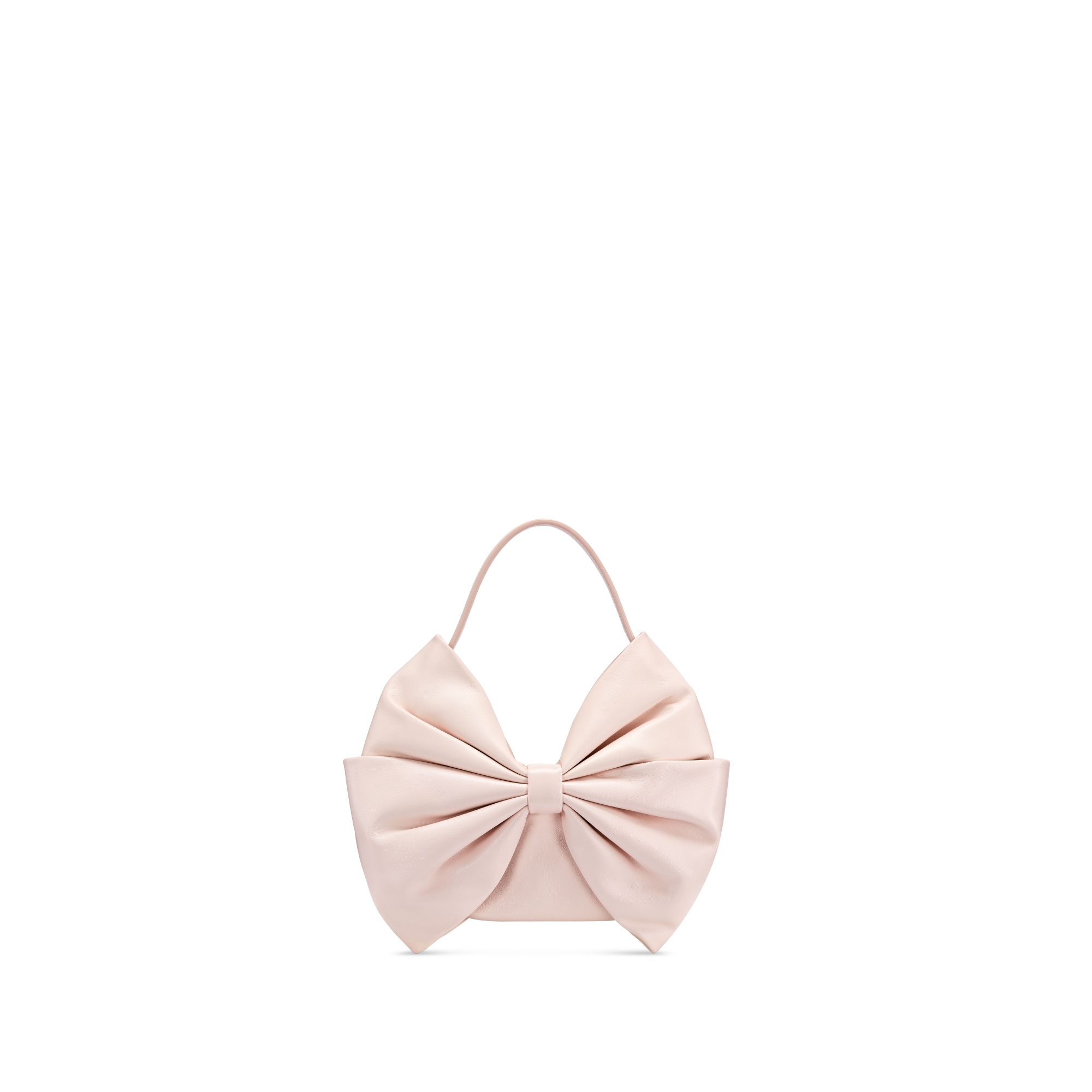 Kids' Bow Bag Pale Pink Lambskin E08