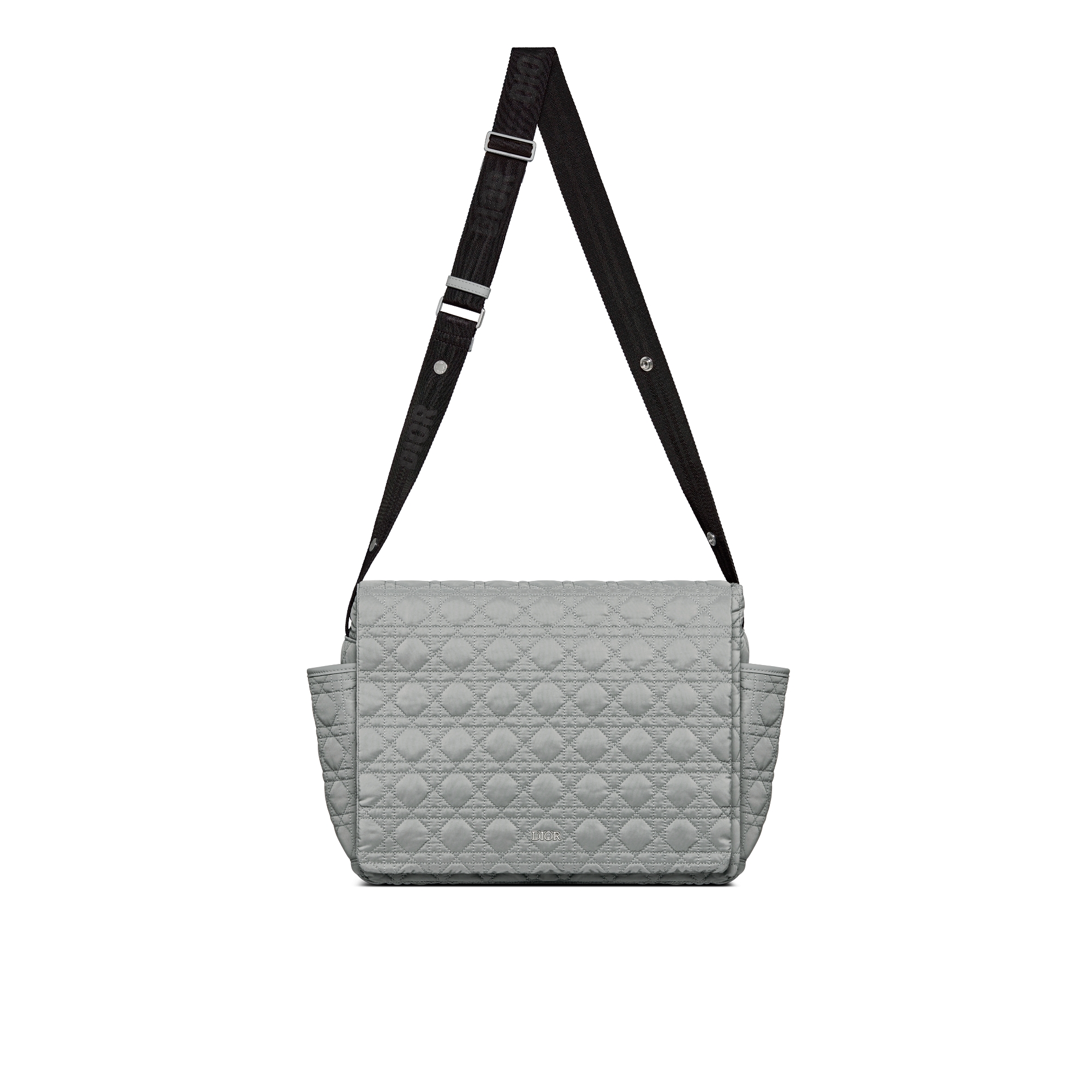 Changing Bag Gray Macrocannage Technical Fabric E07