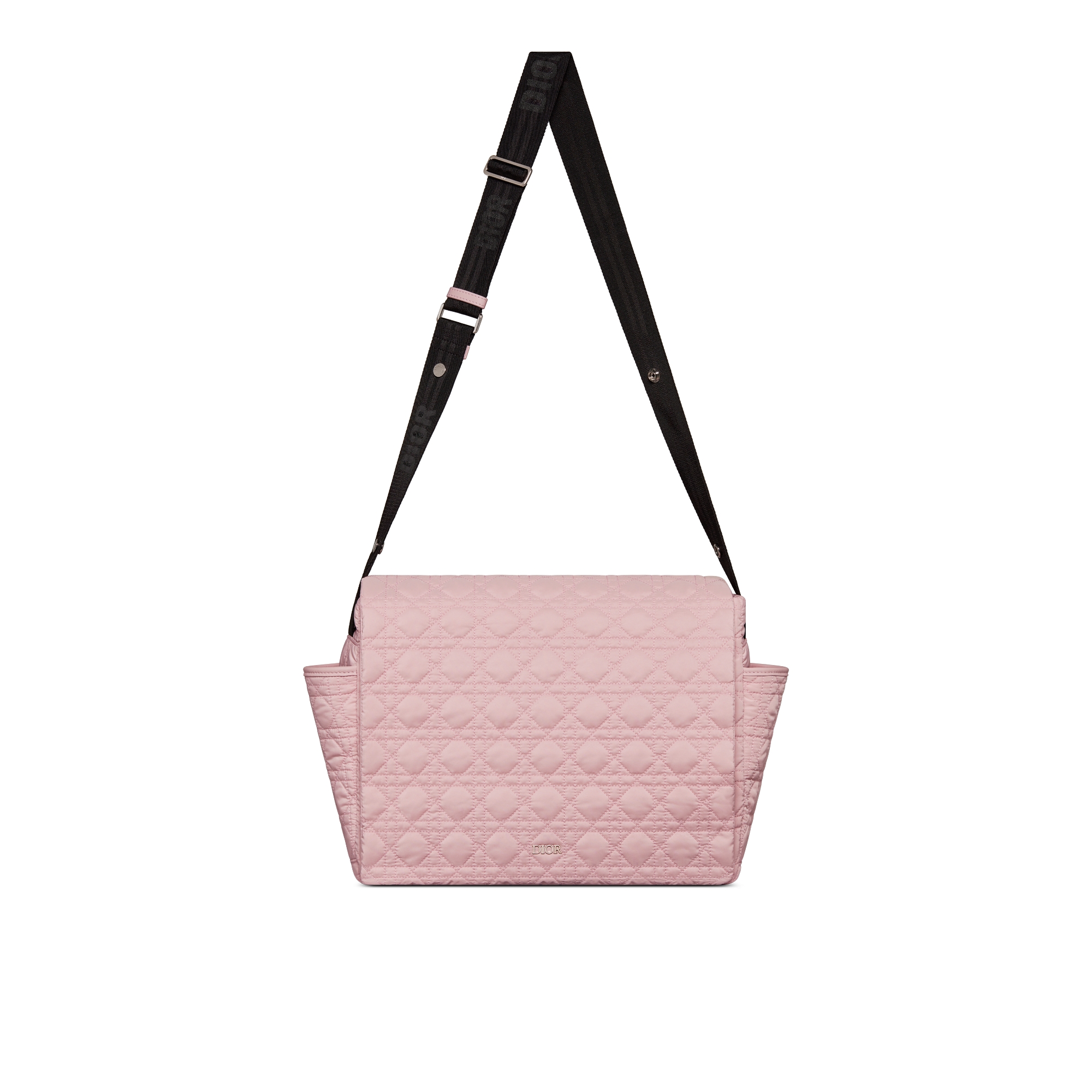 Changing Bag Pale Pink Macrocannage Technical Fabric E07