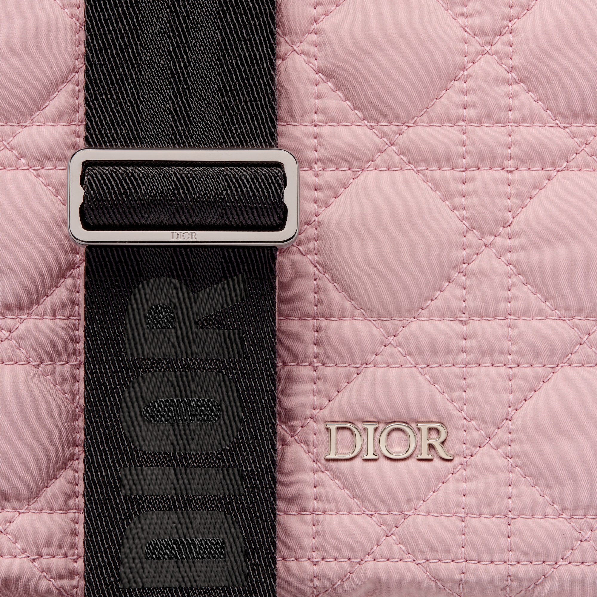 Changing Bag Pale Pink Macrocannage Technical Fabric E09