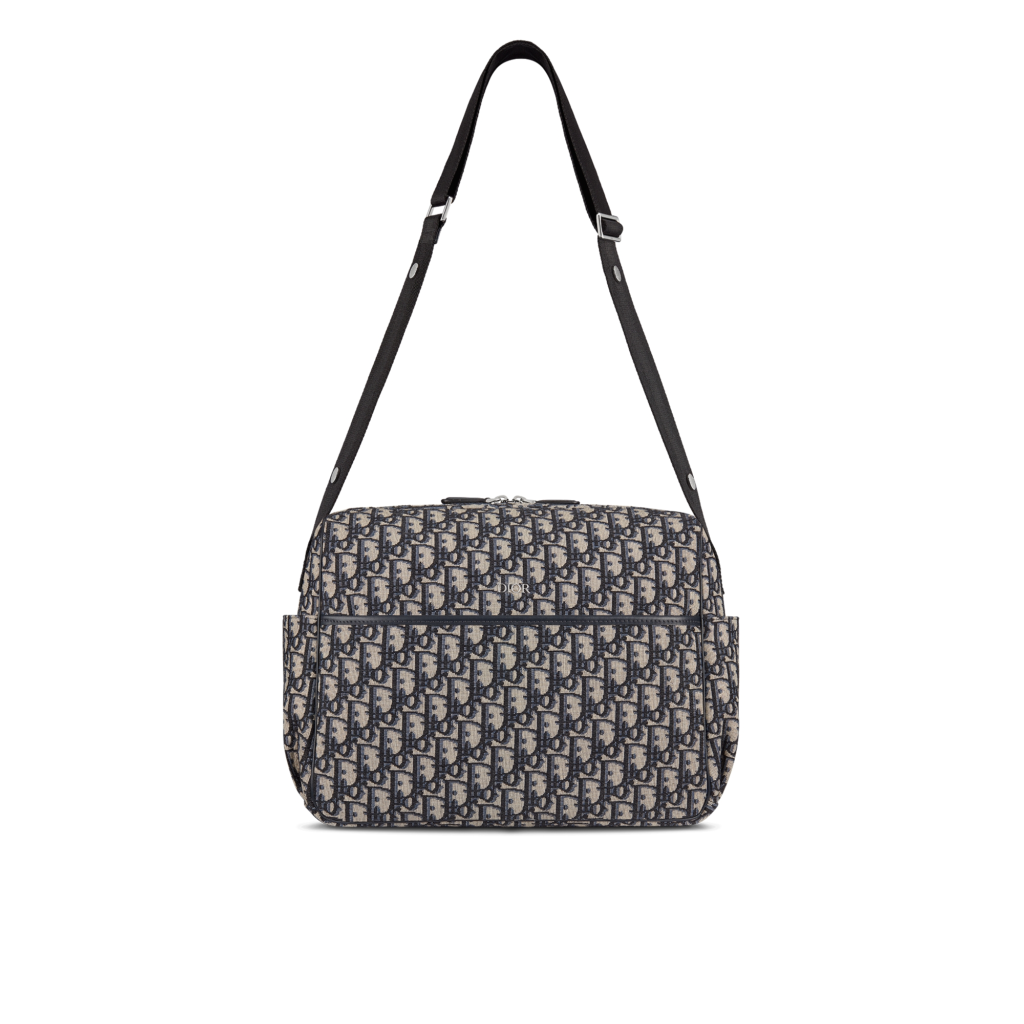 Changing Bag Beige and Black Dior Oblique Jacquard E07