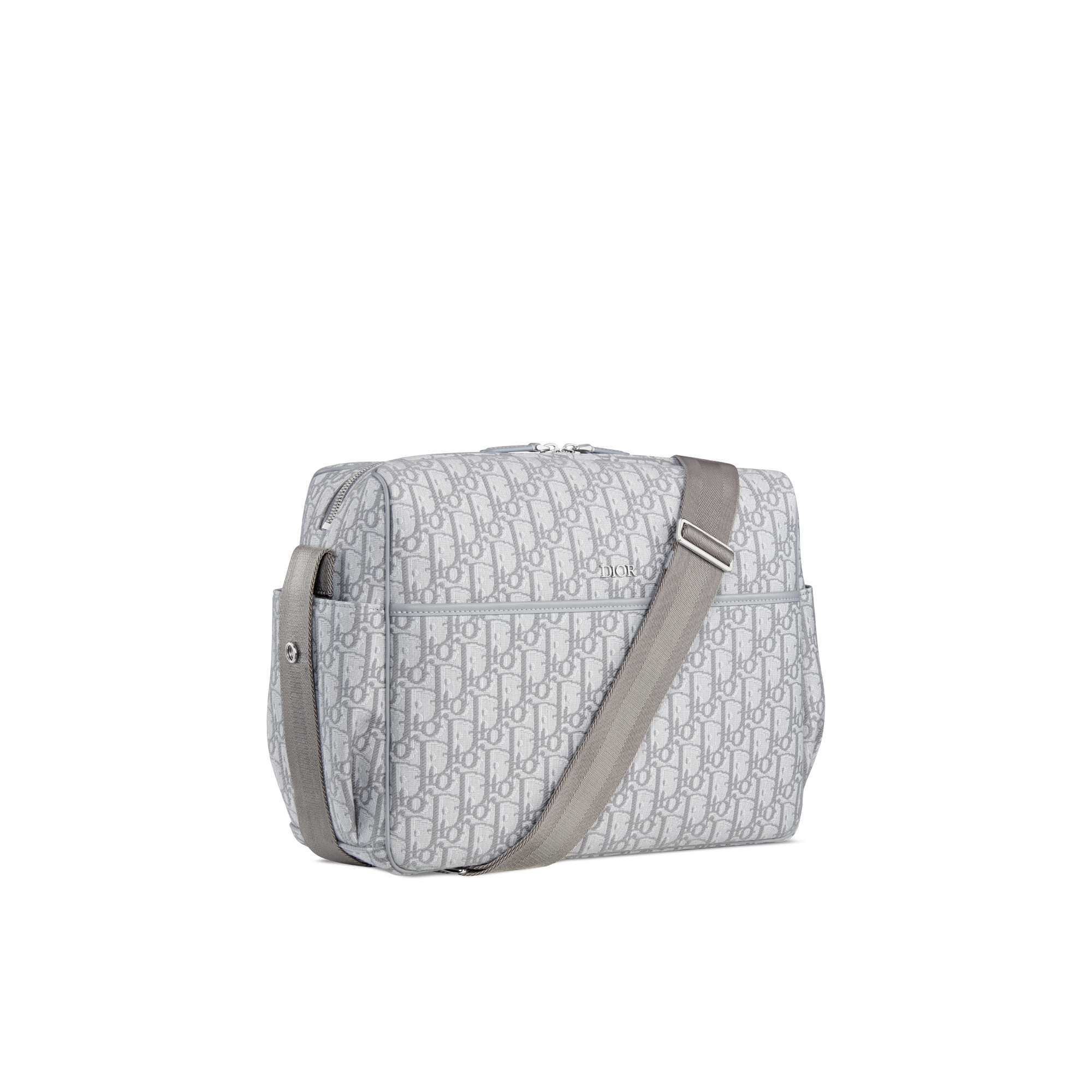 Changing Bag Gray Dior Oblique Jacquard E03