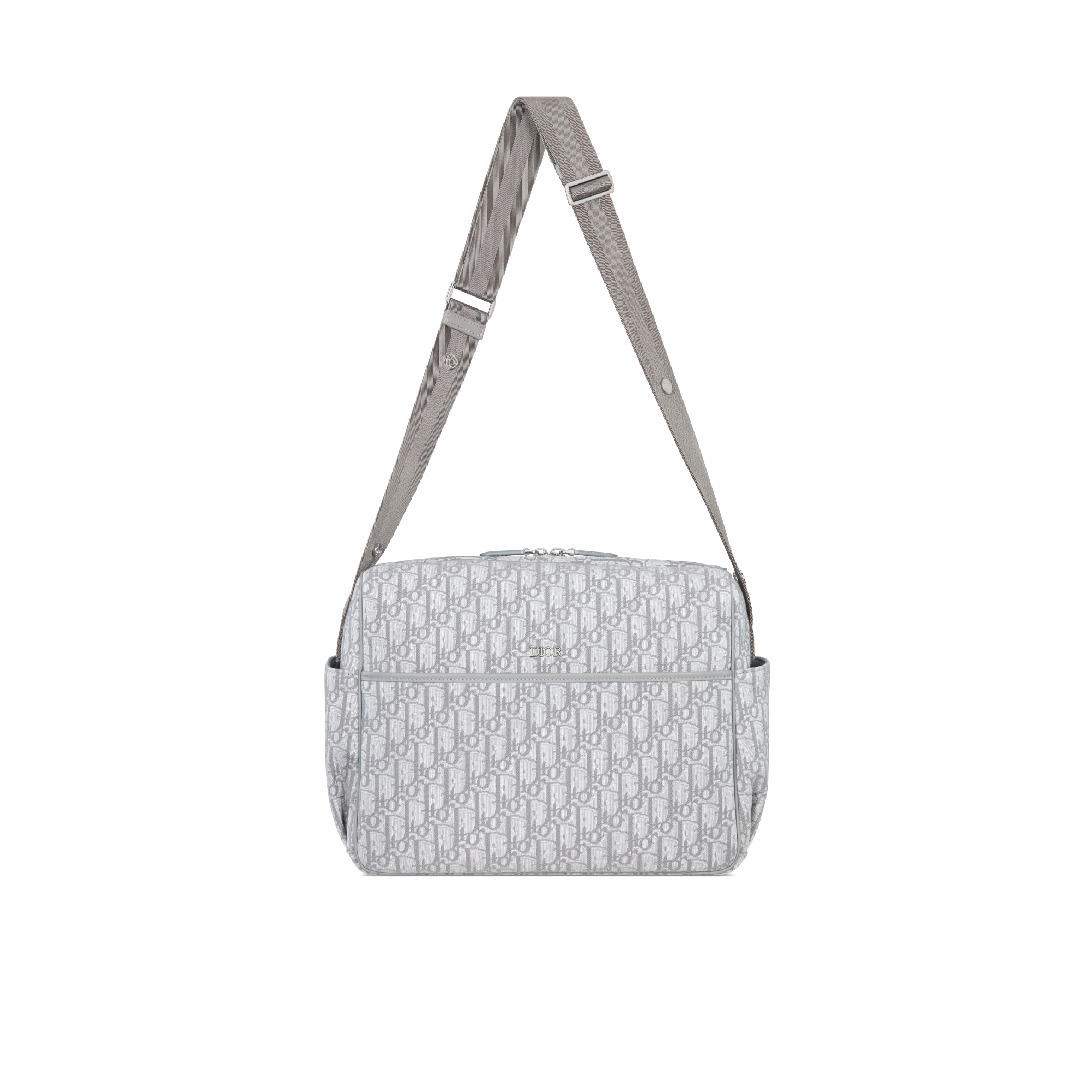 Changing Bag Gray Dior Oblique Jacquard E07