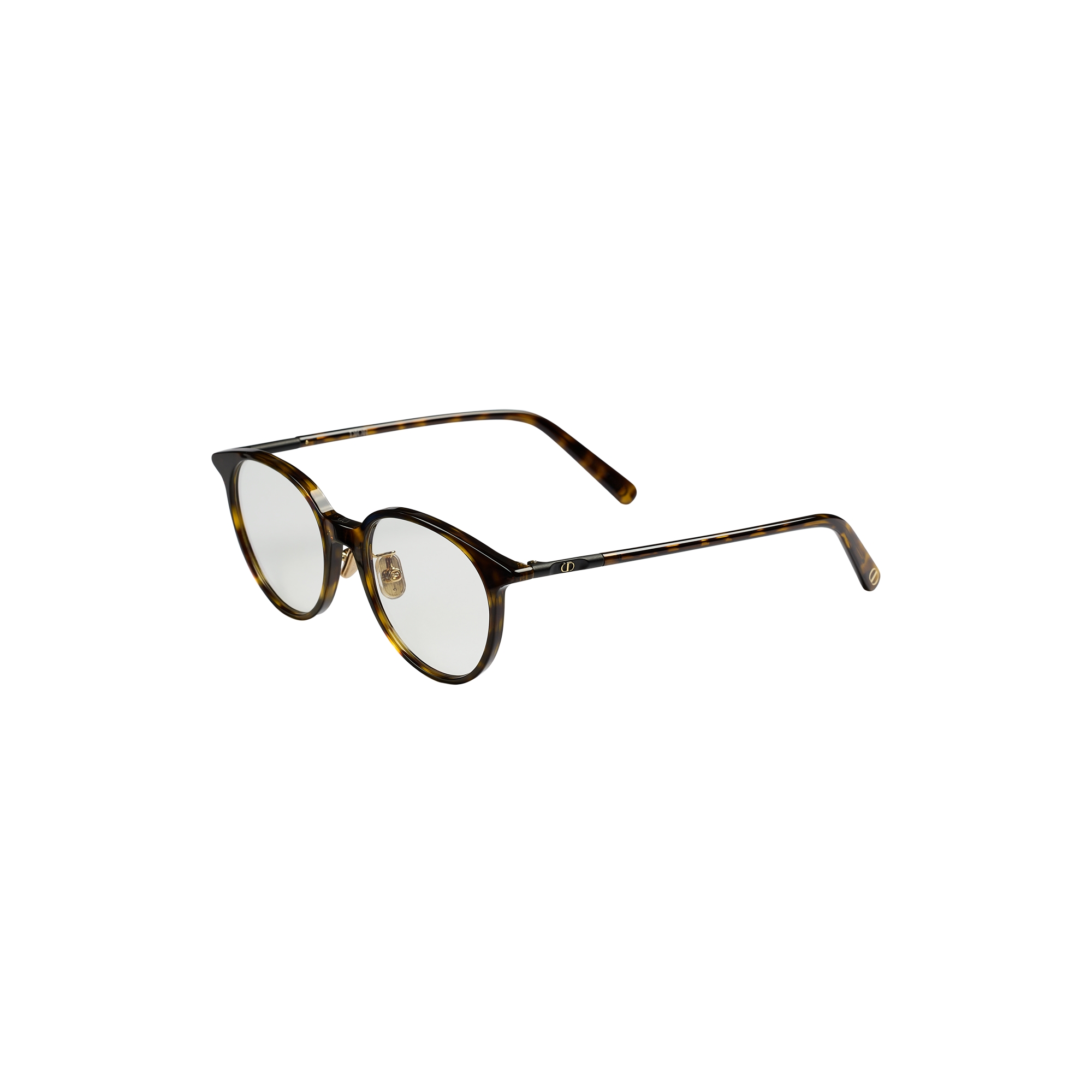  Brown Tortoiseshell-Effect Round Glasses with Blue Light Filter