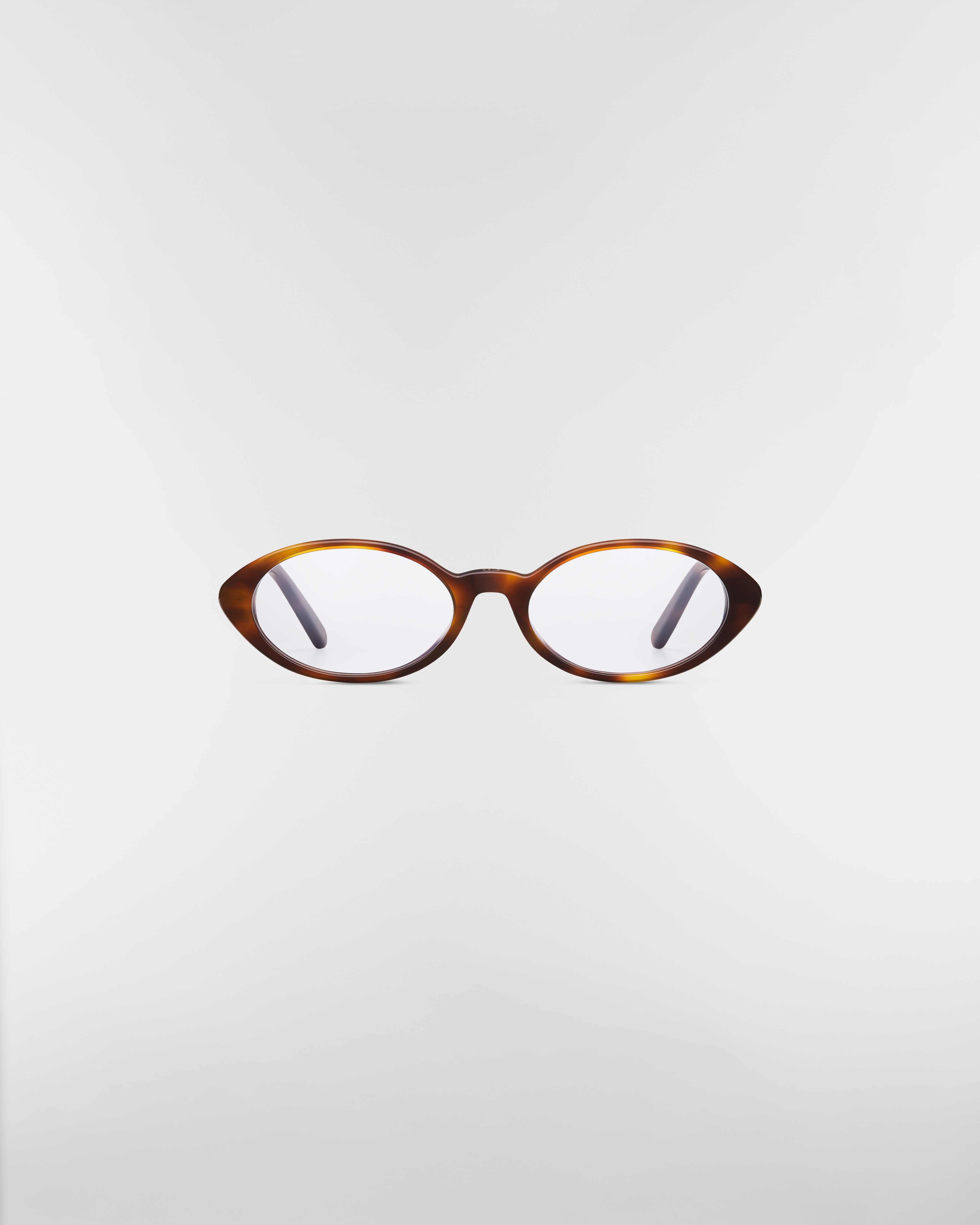 MiniCD R8I Lunettes ovales anti-lumière bleue effet écaille brun clair E01