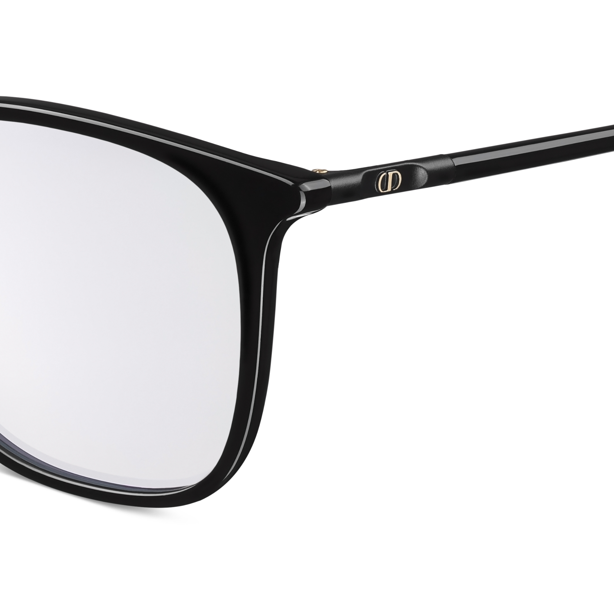 MiniCD S1F Lunettes carrées anti-lumière bleue noires E09