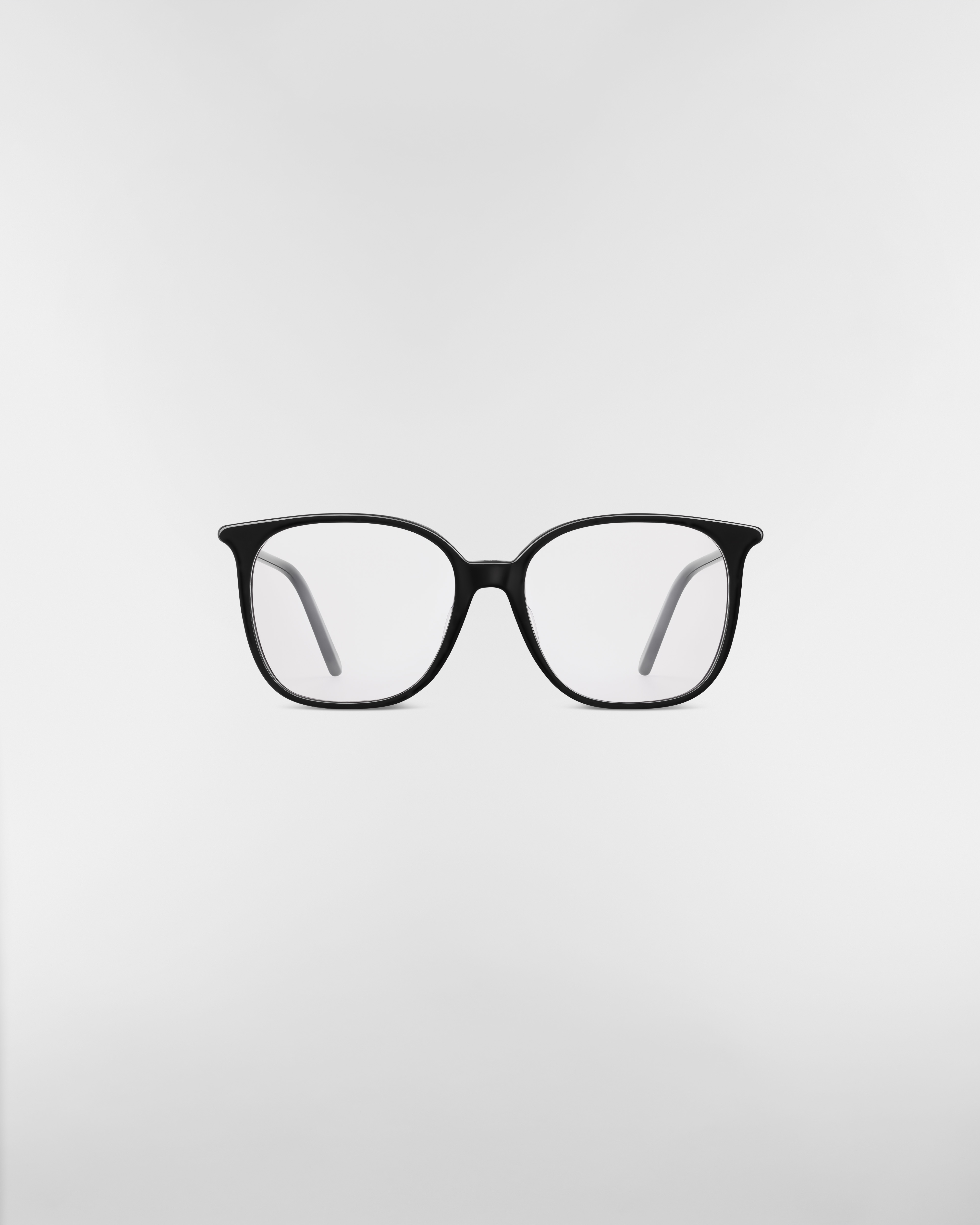 MiniCD S1F Quadratische Brille in Schwarz mit Blaulichtfilter E01