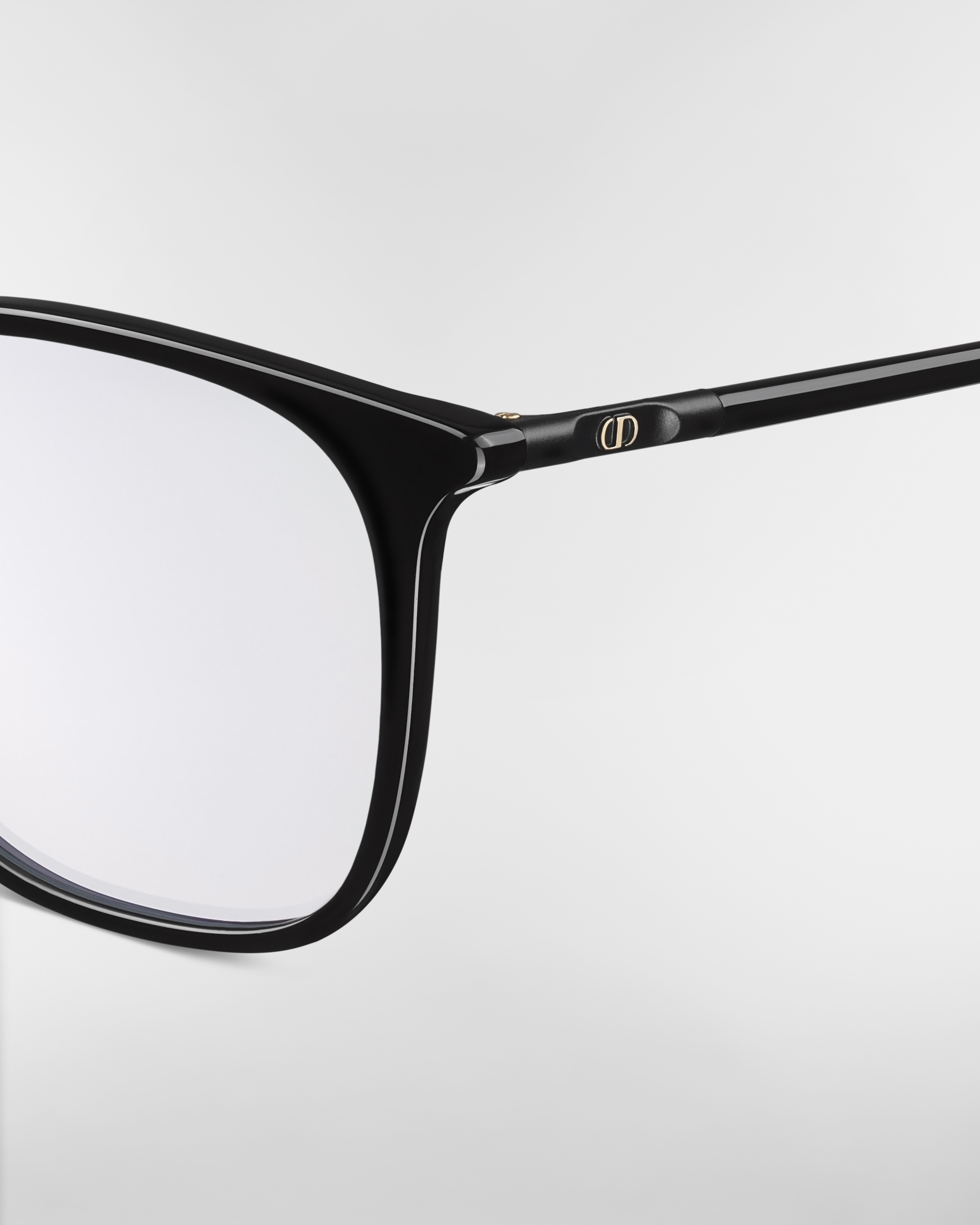 MiniCD S1F Quadratische Brille in Schwarz mit Blaulichtfilter E09