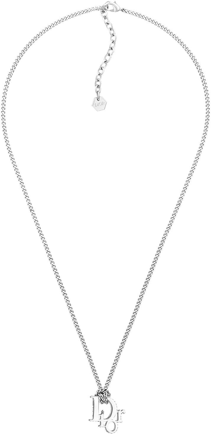 Dior Oblique 吊墜頸鏈 aria_frontView aria_frontView