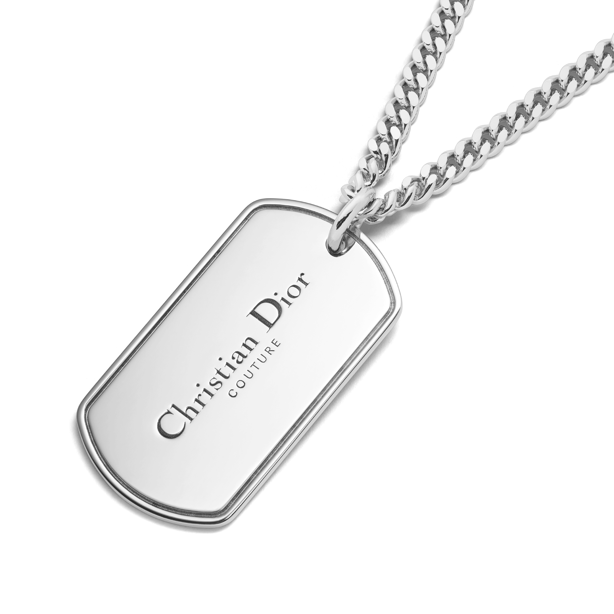 CD Couture Plate Pendant Necklace