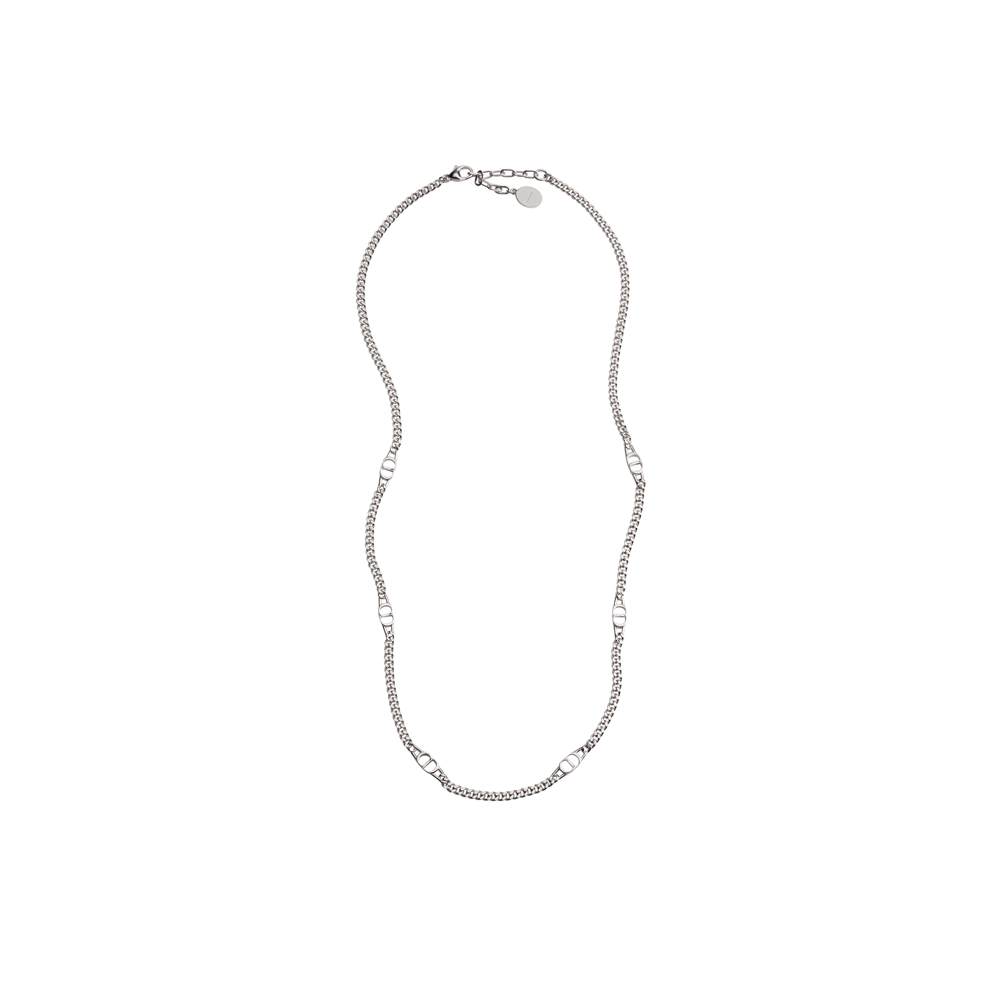 Collier à maillons fins CD Icon Argent E01