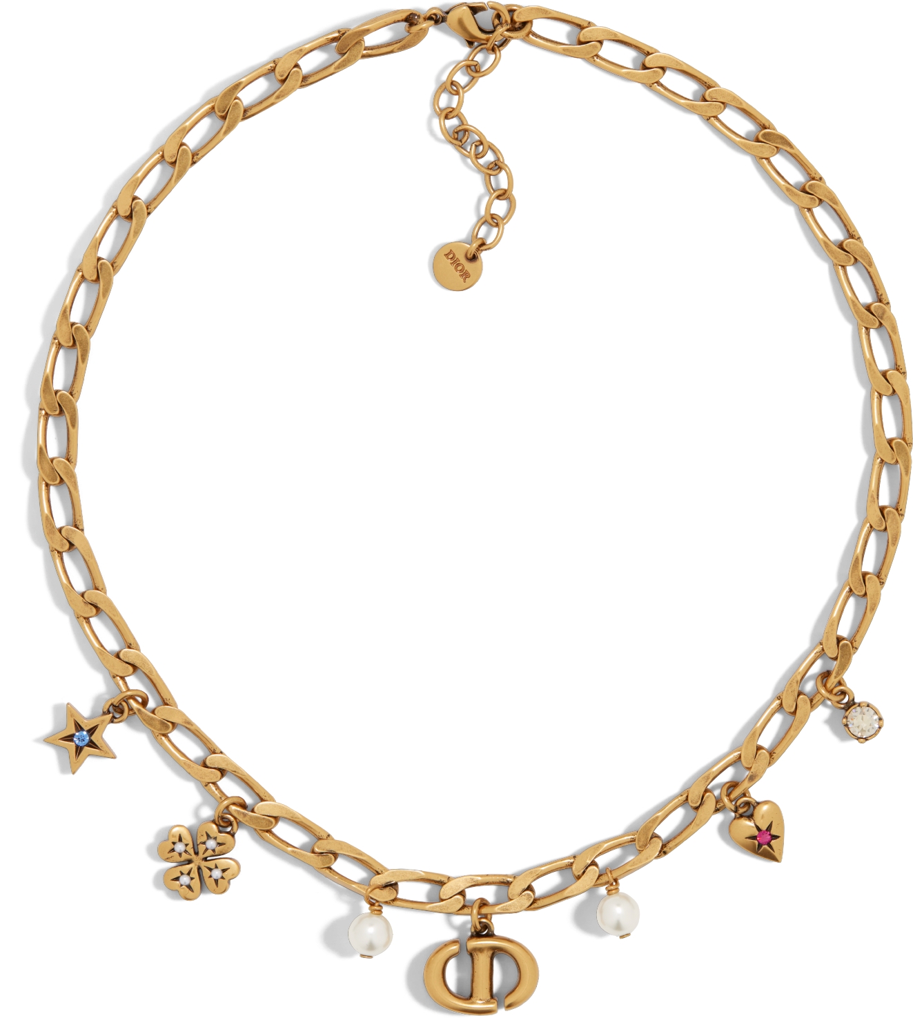 Dior lucky square necklace hotsell