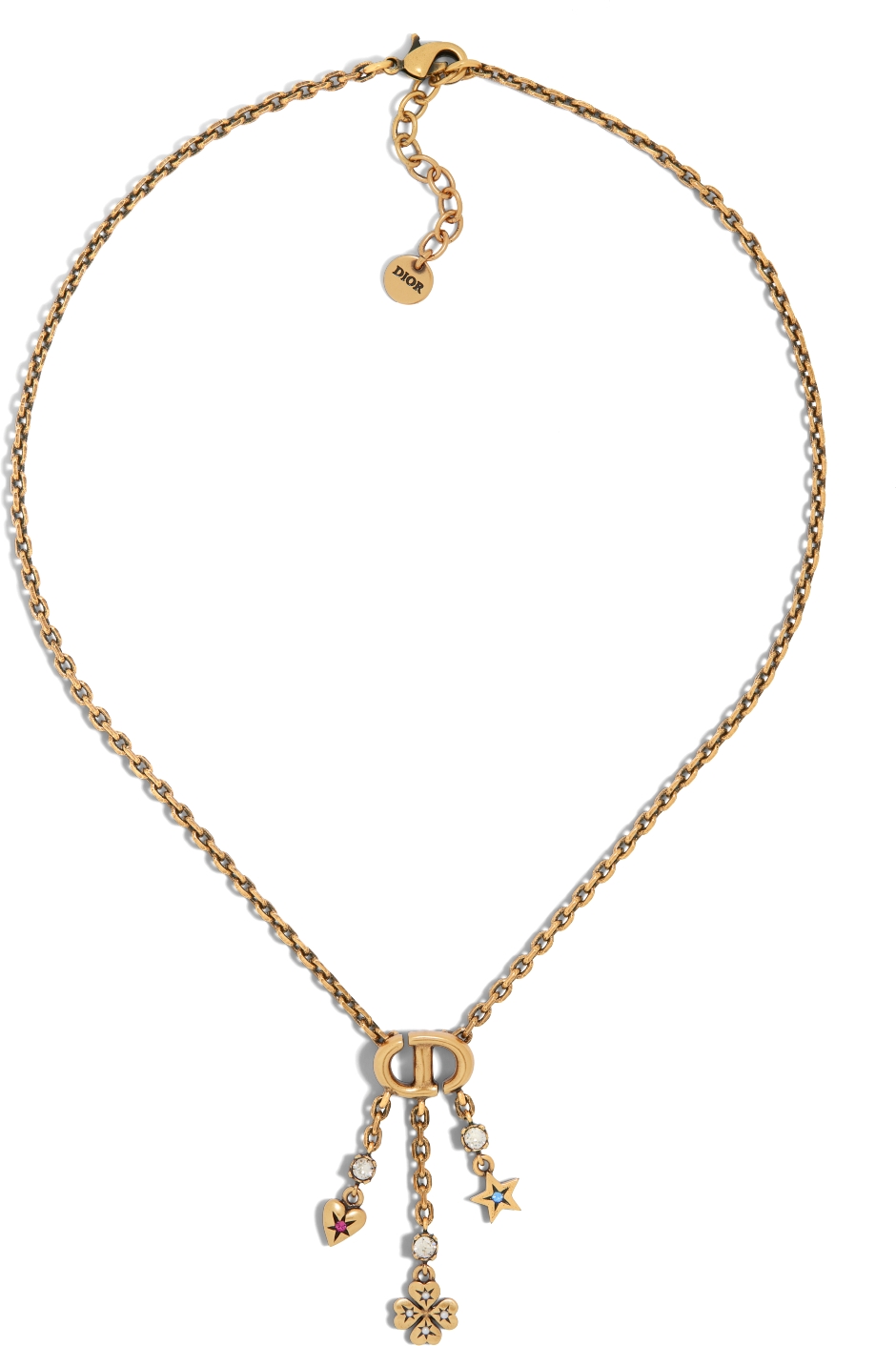 Dior lucky square necklace hotsell