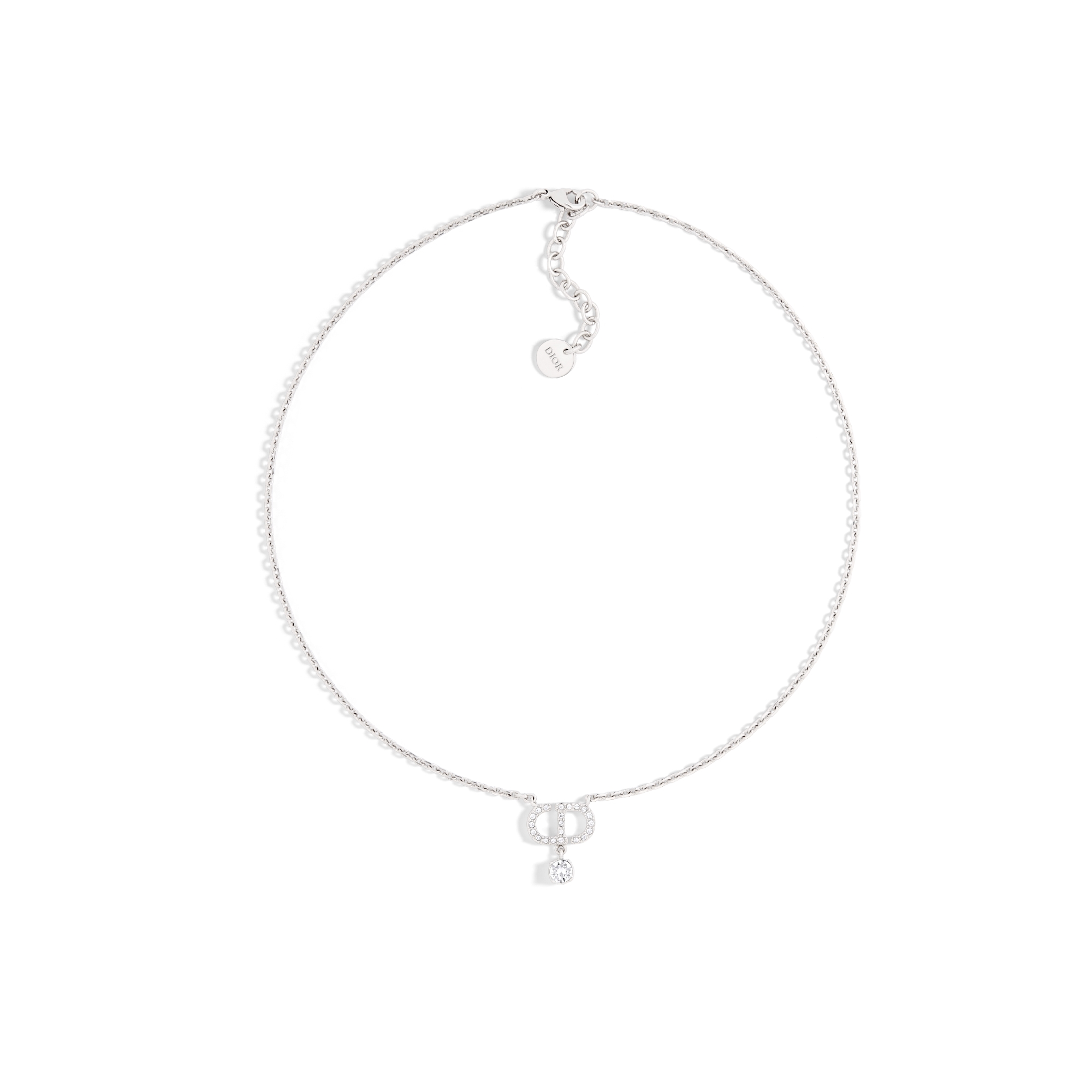 Petit CD ネックレス Dior メタル＆クリスタル DIOR | Petit CD ネックレス メタル & クリスタル