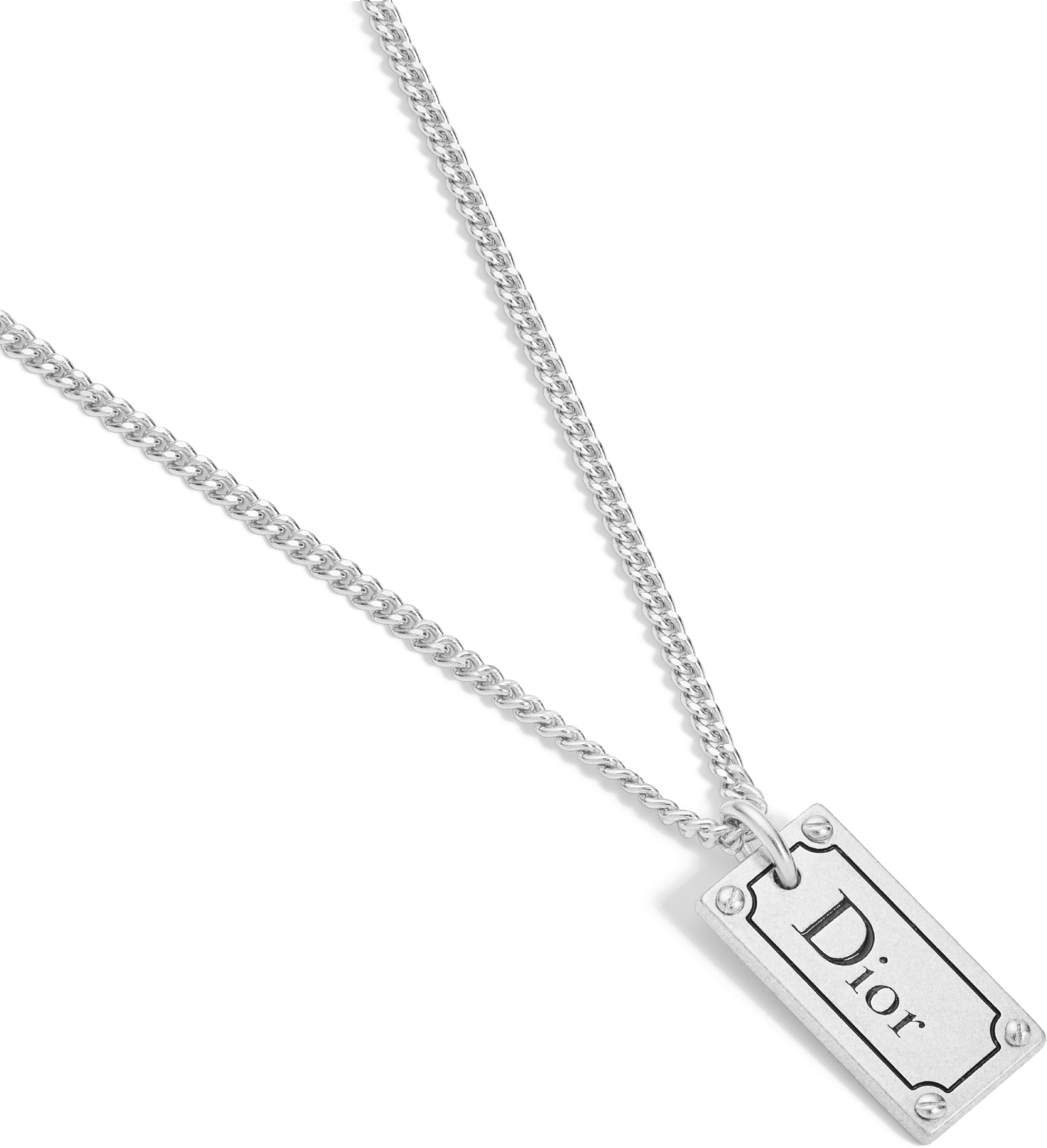 Dior silver chain hotsell