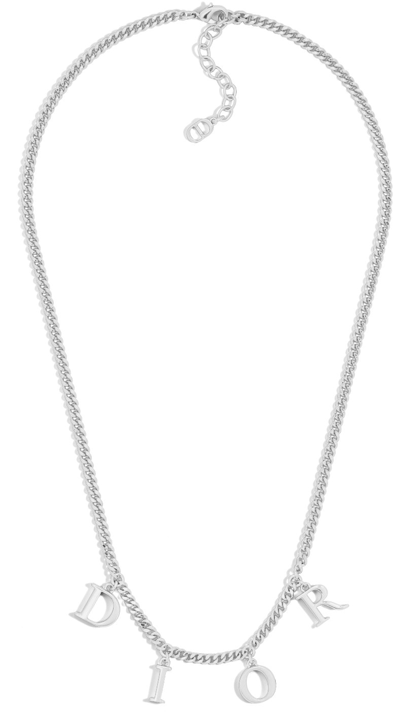 Dior initial necklace sales