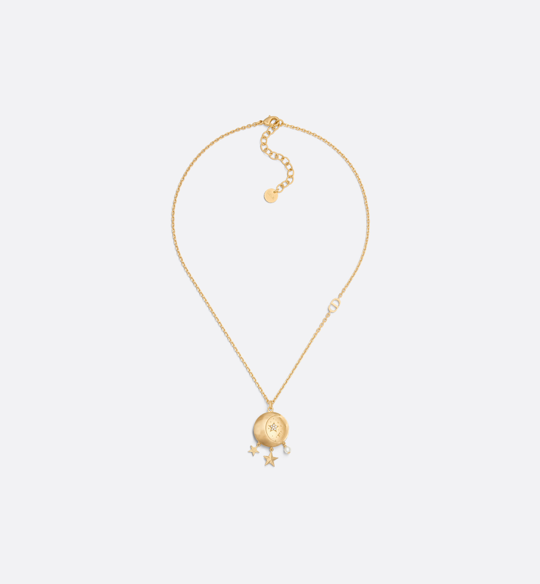 Dior Astral Necklace Gold-Finish Metal with a White Resin Dior Astral Necklace Gold-Finish Metal with a White Resin