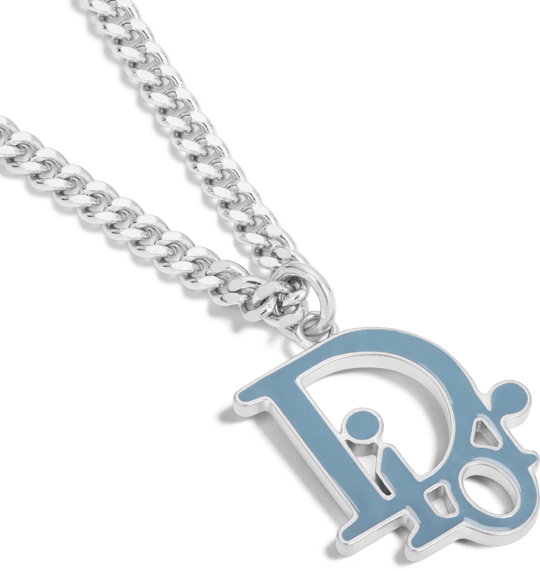 Dior Oblique Pendant Necklace Detailed view