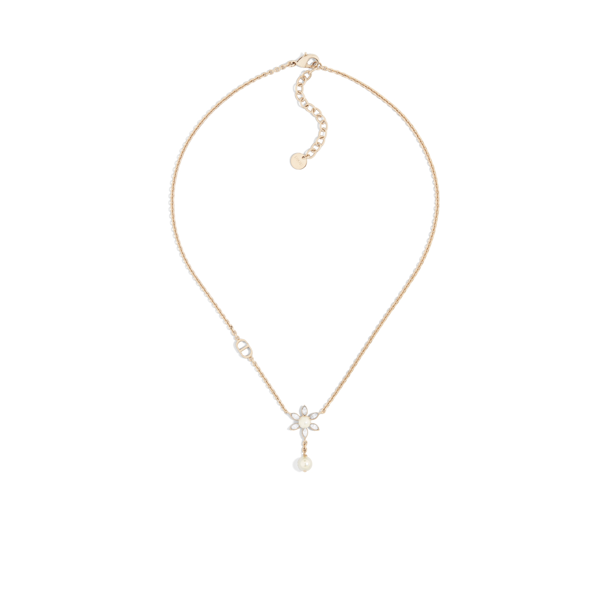 Petit CD ネックレス Dior メタル＆クリスタル DIOR | Petit CD ネックレス メタル & クリスタル