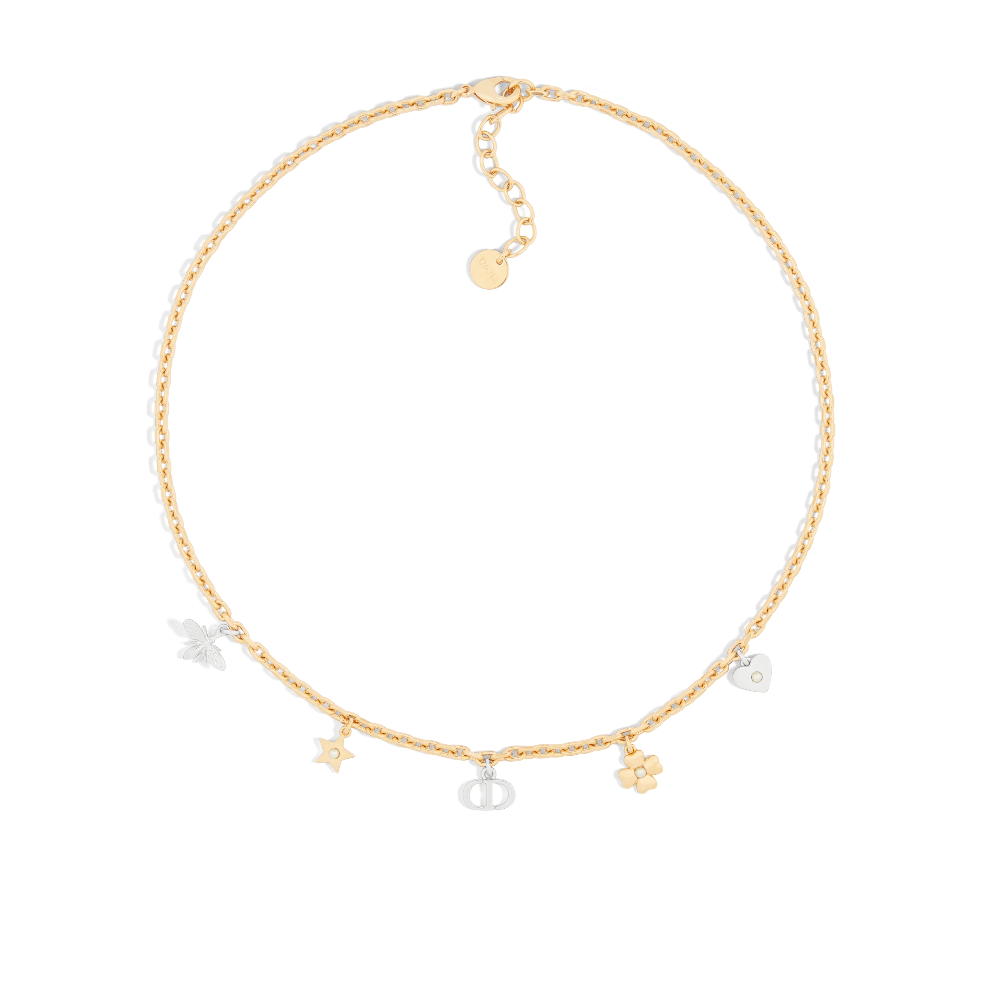 Dior Petit CD Lucky Charms ネックレス Christian Dior ディオール ネックレス Petit CD Lucky Charms