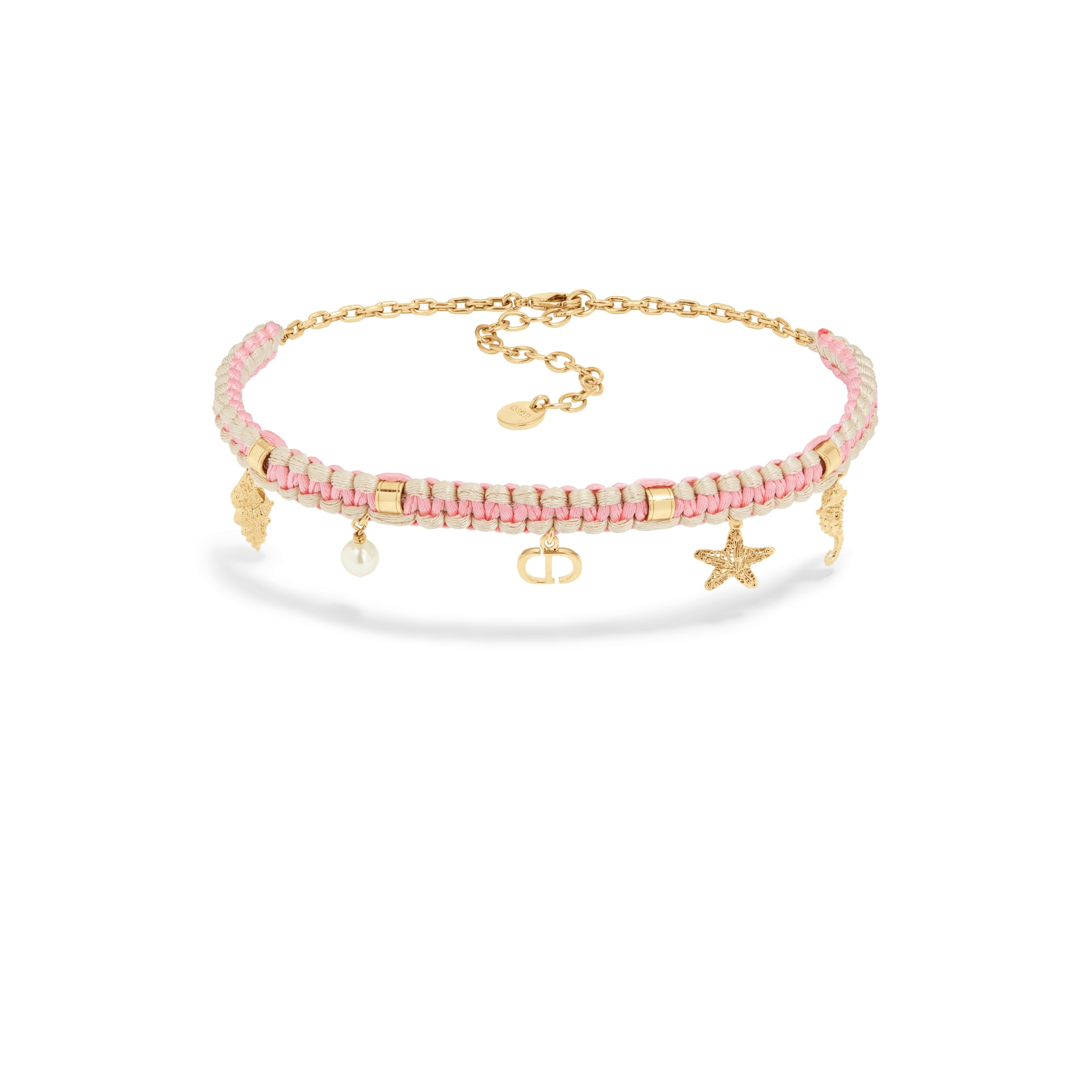 Dioriviera Dior Cabinet d'Été Choker Gold-Finish Metal with White