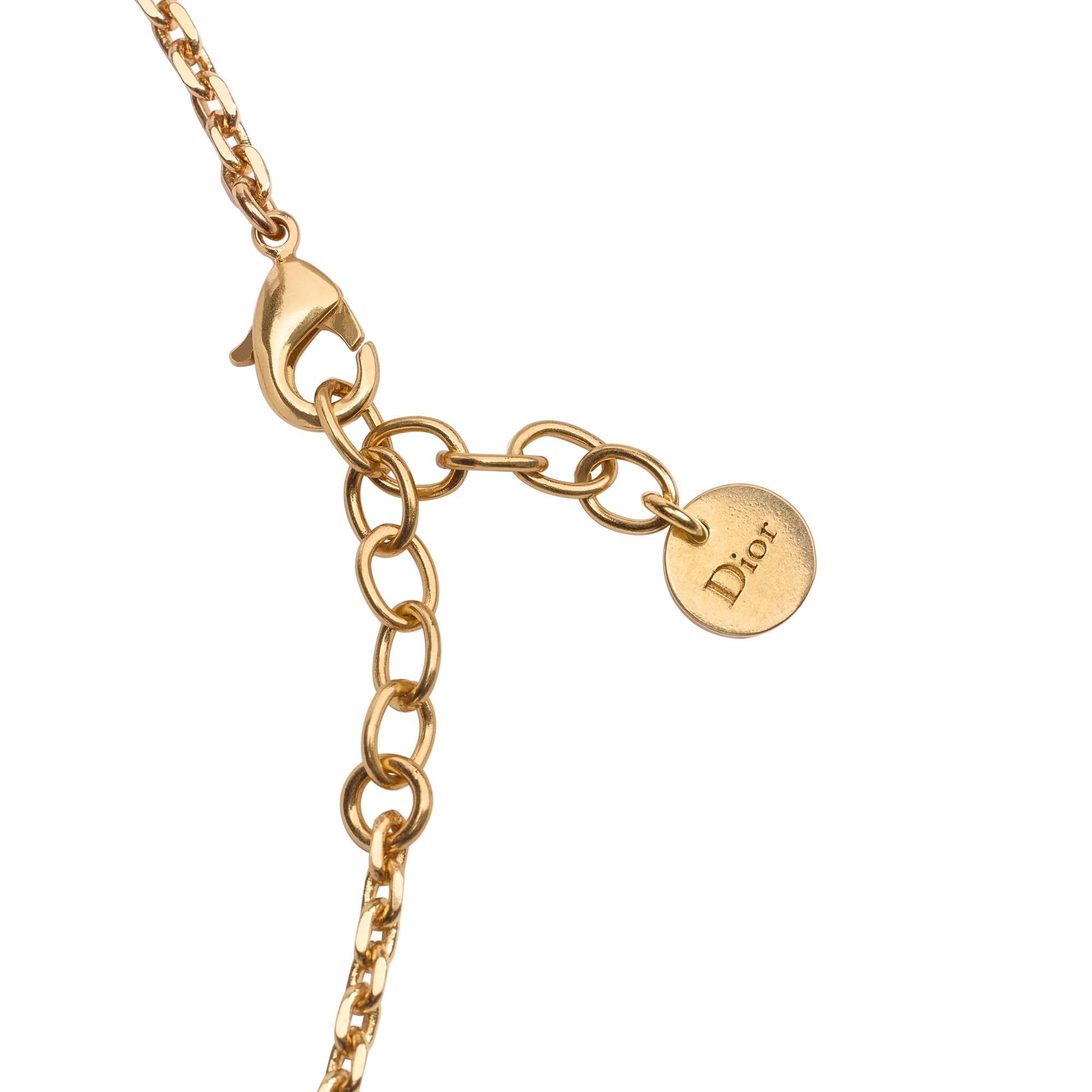 Dior Daisy Necklace Gold-Finish Metal and Multicolor Lacquer E10