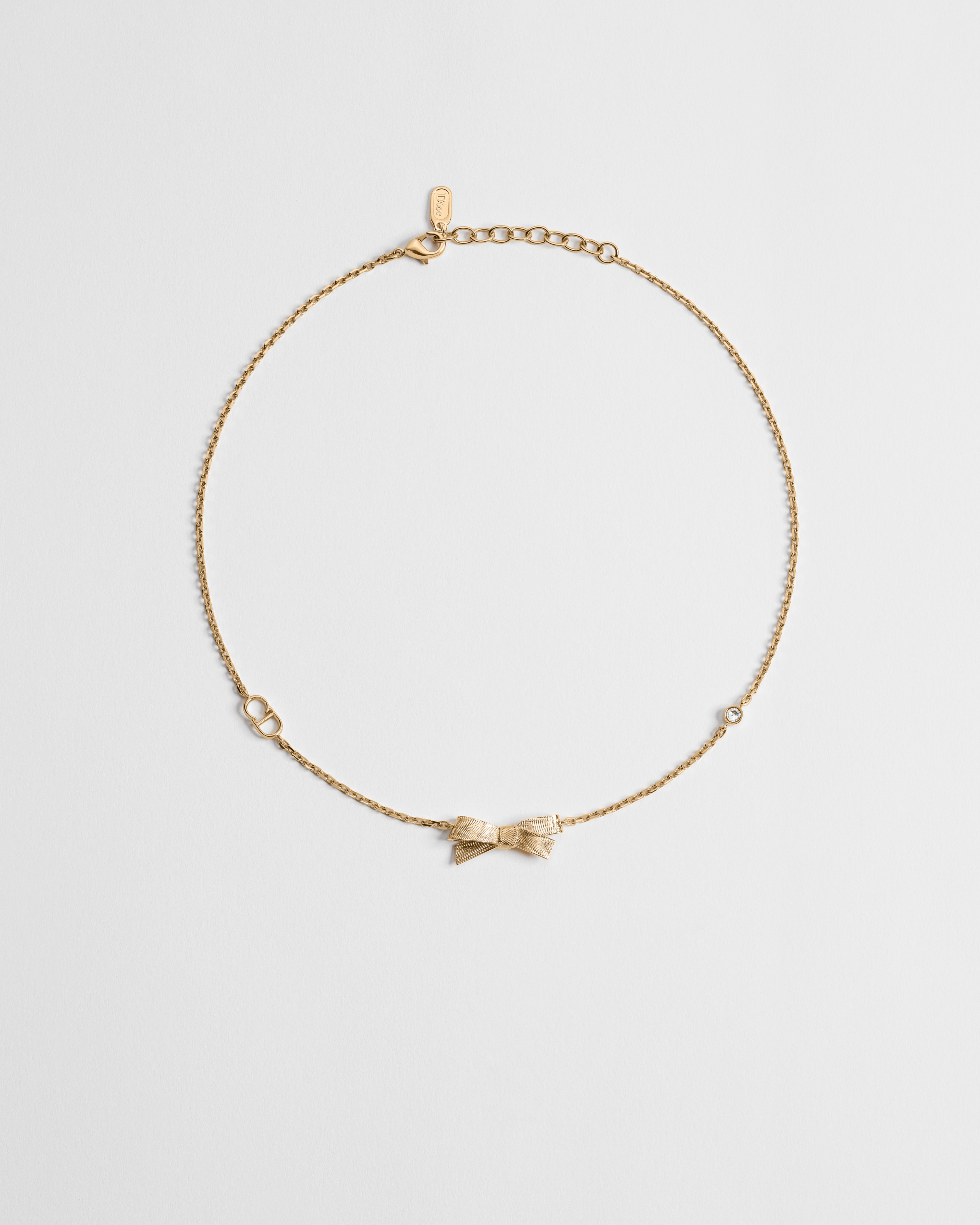 CD Bow Necklace