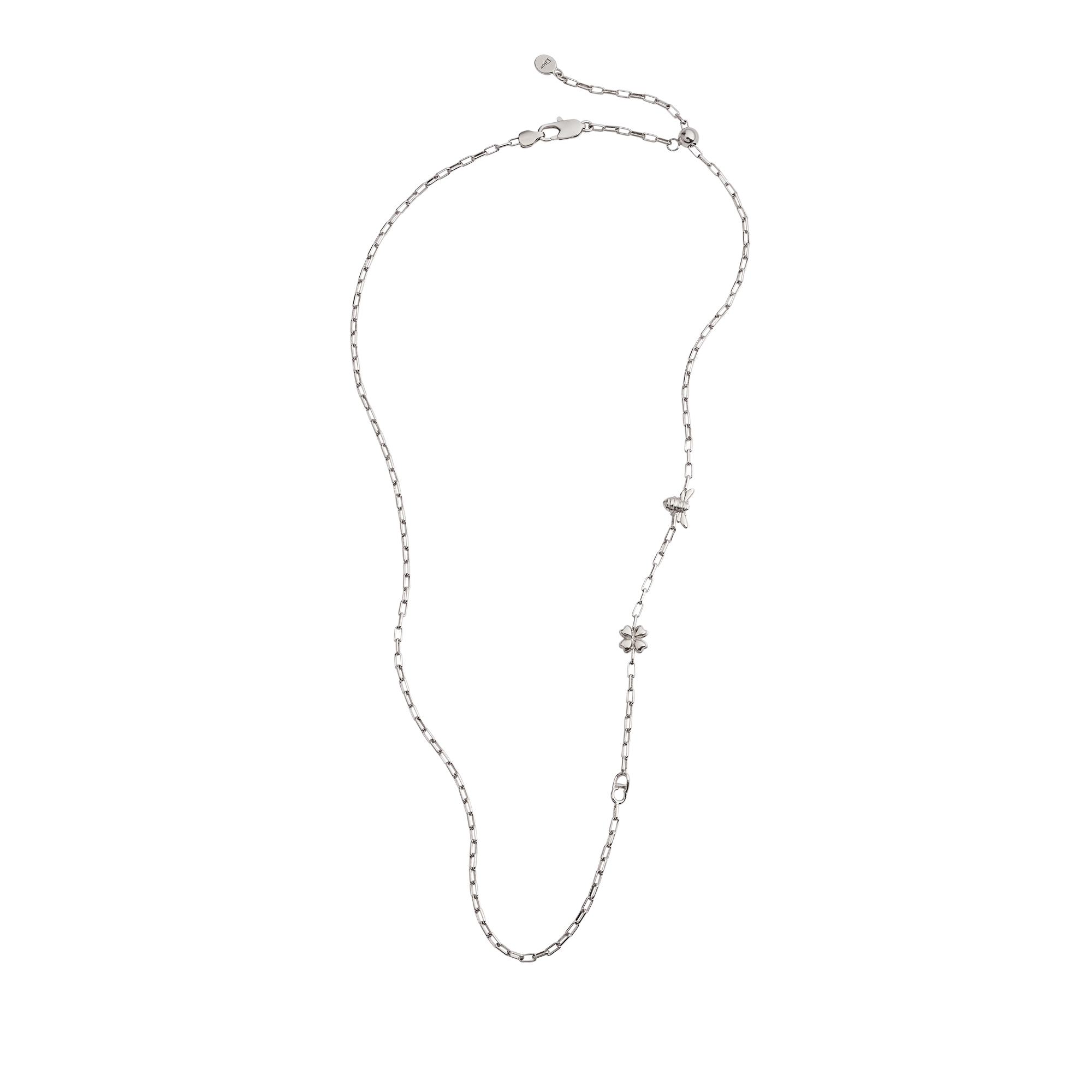 Dior Charms Necklace Silver E01