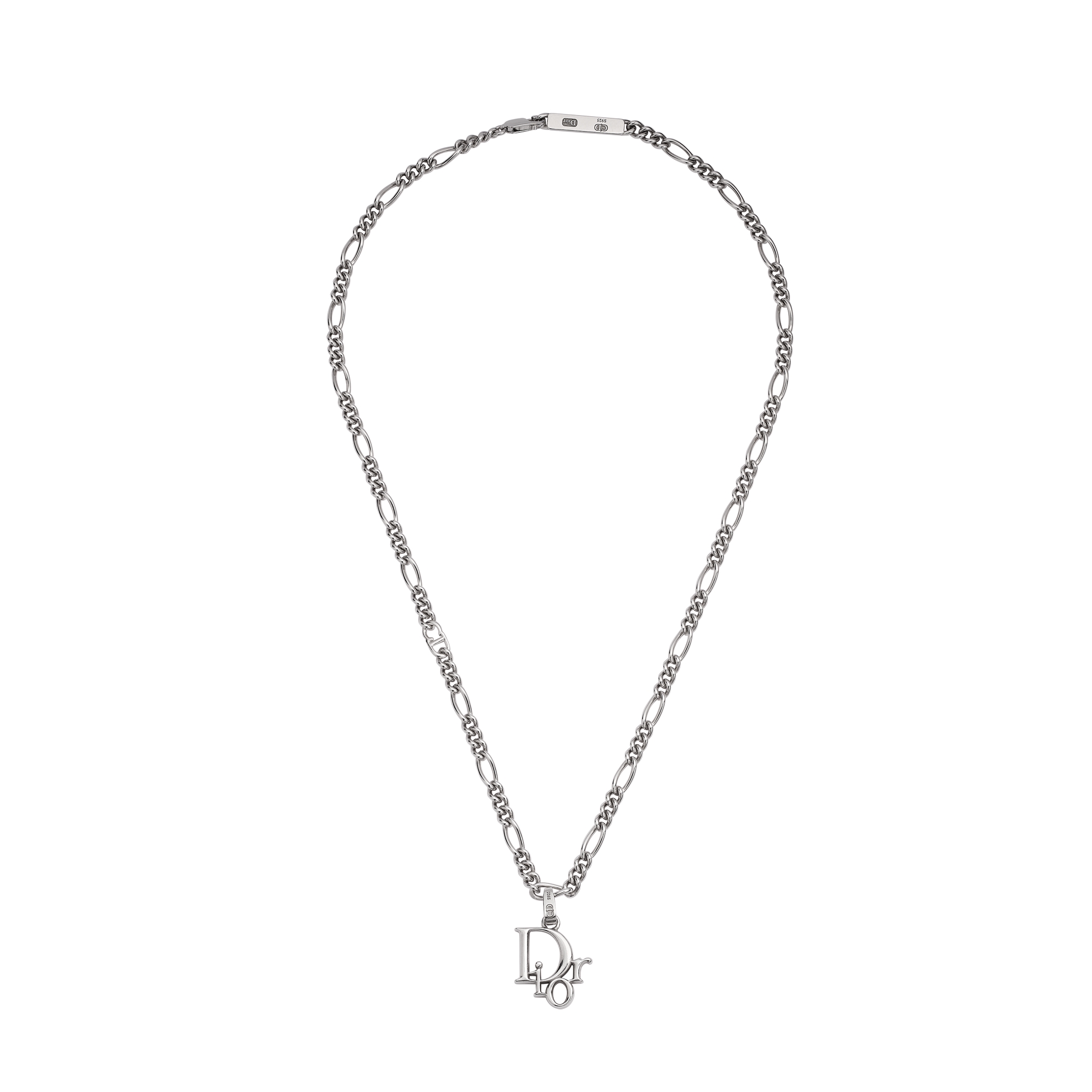 Dior ネックレス＆チャーム Dior Charms Chain Link Necklace Silver | DIOR