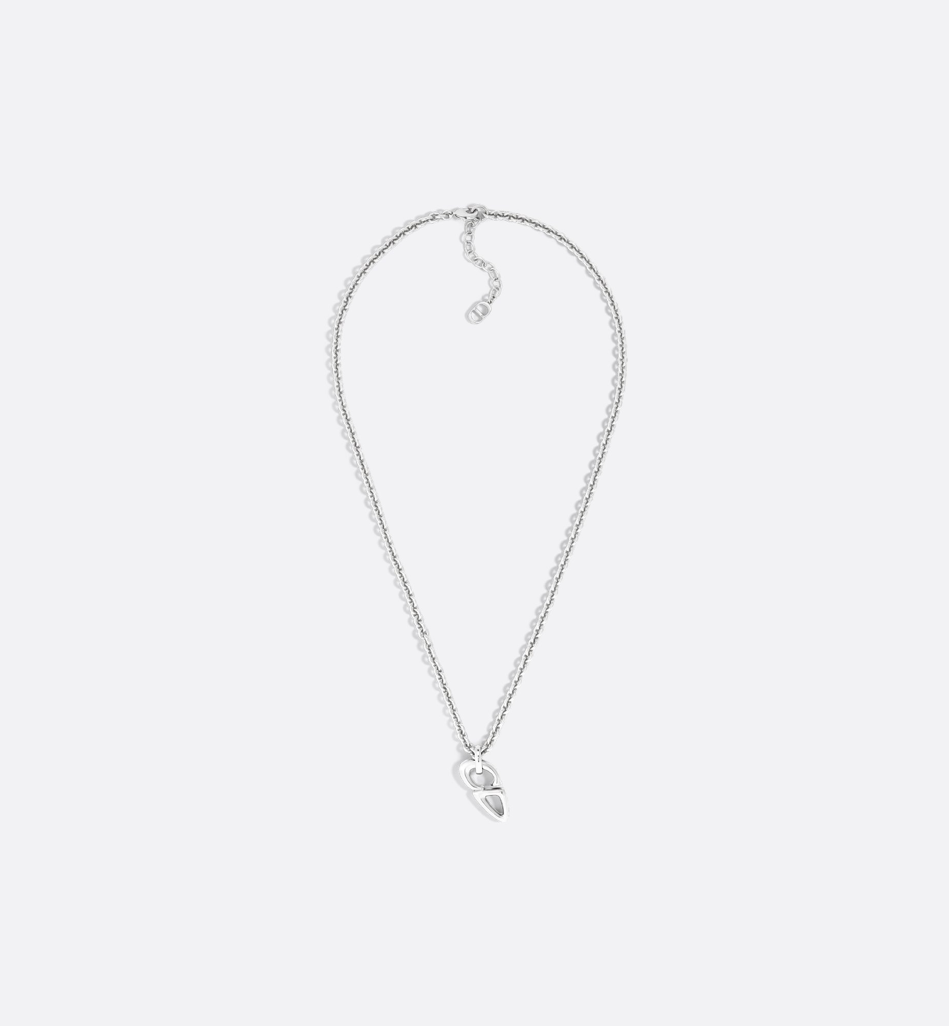 DIOR | プレートペンダント ネックレス シルバー DIOR | プレートペンダント ネックレス シルバー