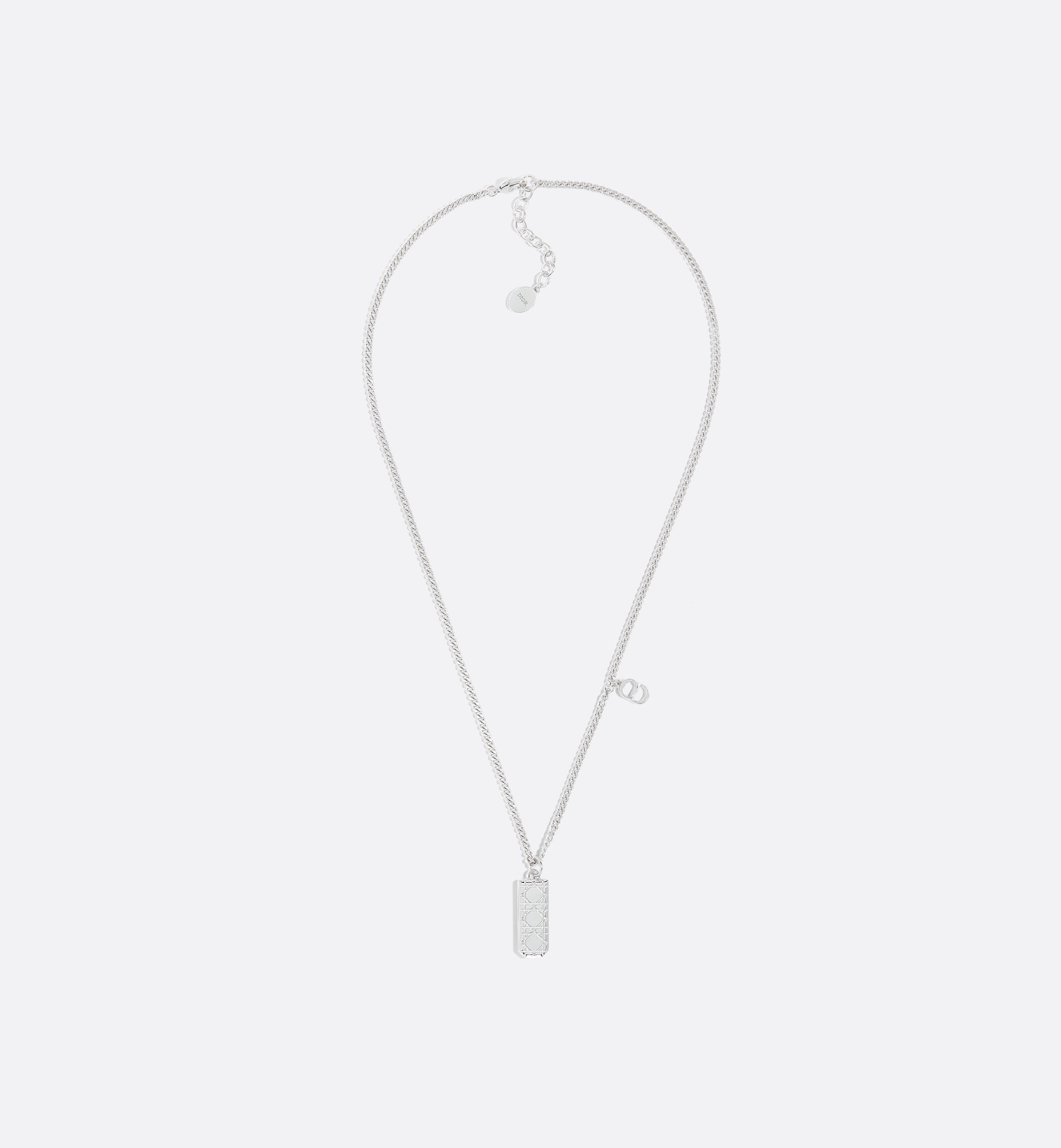 DIOR | プレートペンダント ネックレス シルバー DIOR | プレートペンダント ネックレス シルバー