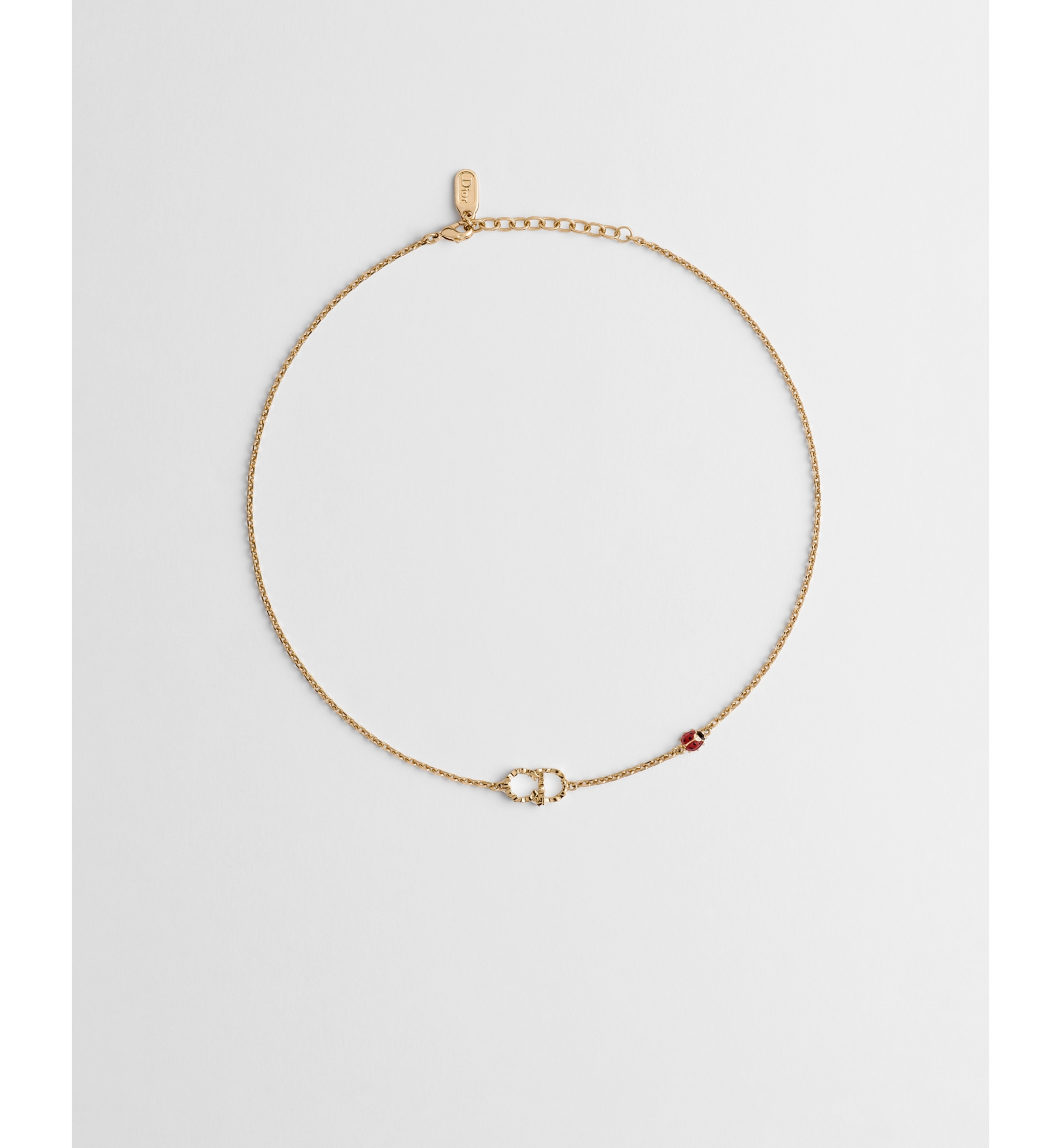 Dior Qixi CD Lady Twist Necklace