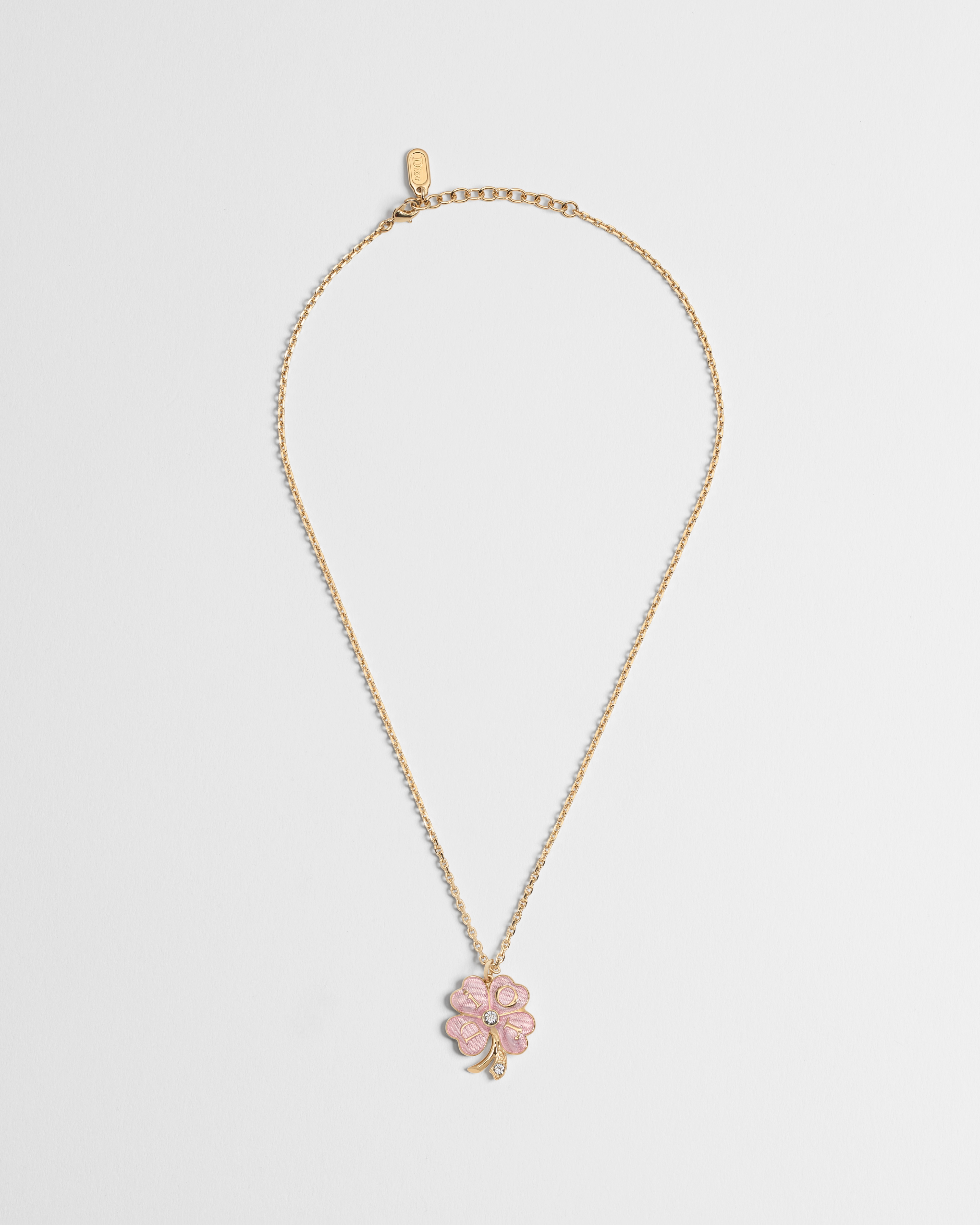 Dior Floral Clover Necklace