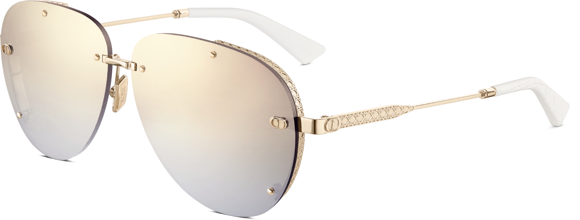 Dior reflected sunglasses gold hotsell