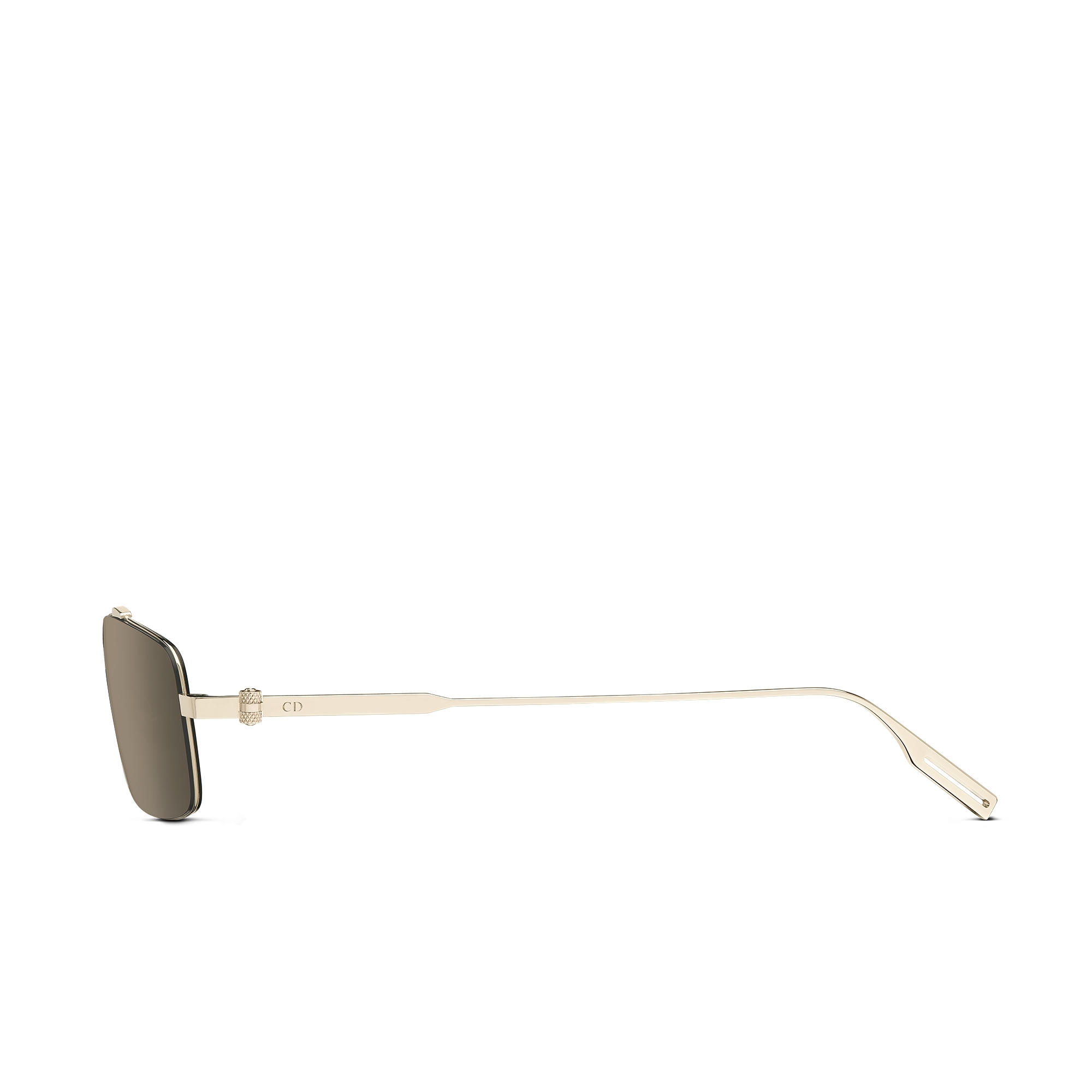 NeoDior S3U Bronze Mirrored Rectangular Sunglasses E02