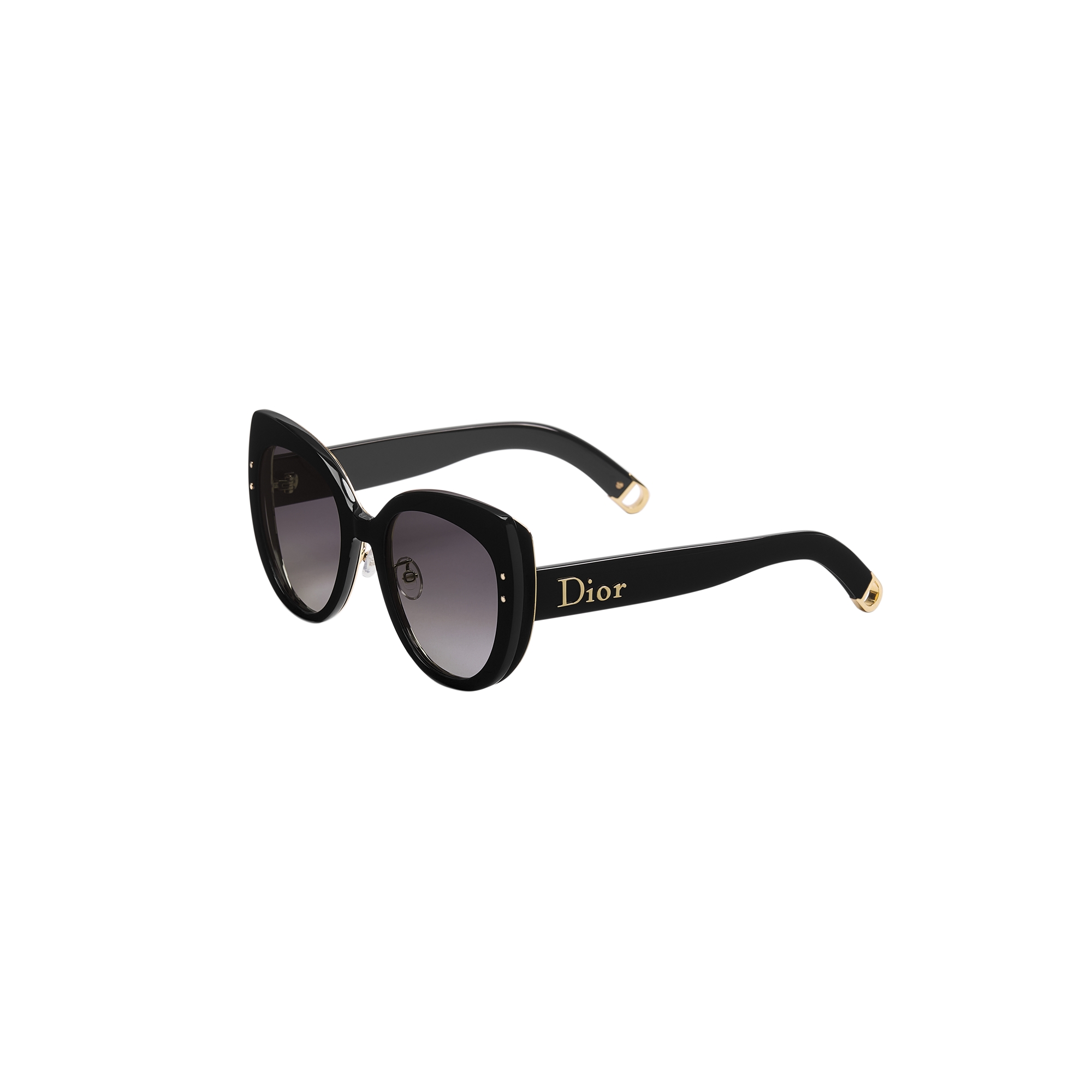  Runde Sonnenbrille in Schwarz