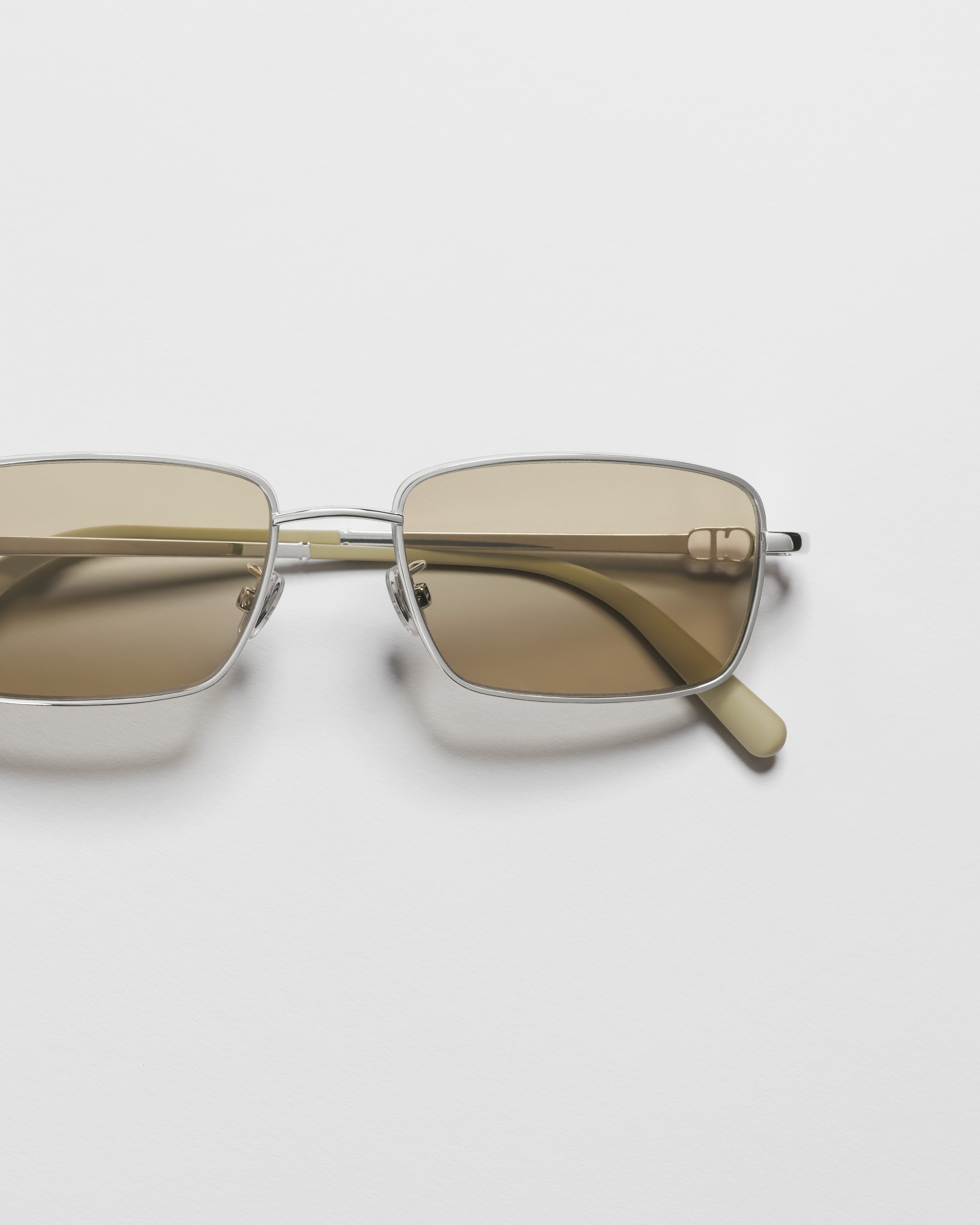 Petit CD S1U Beige Rectangular Sunglasses | DIOR