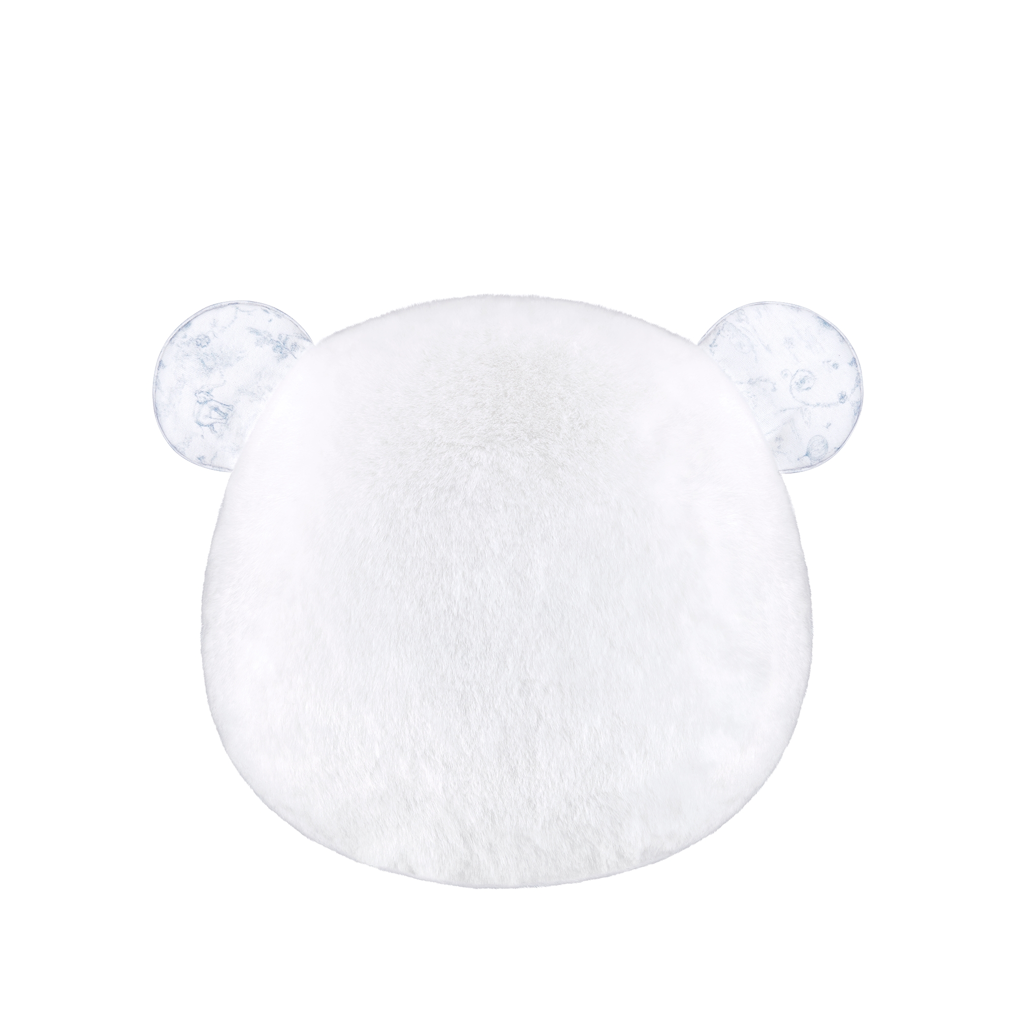 ベアフェイス クッション トワル ドゥ ジュイ フェイクファー & コットンジャージー E08