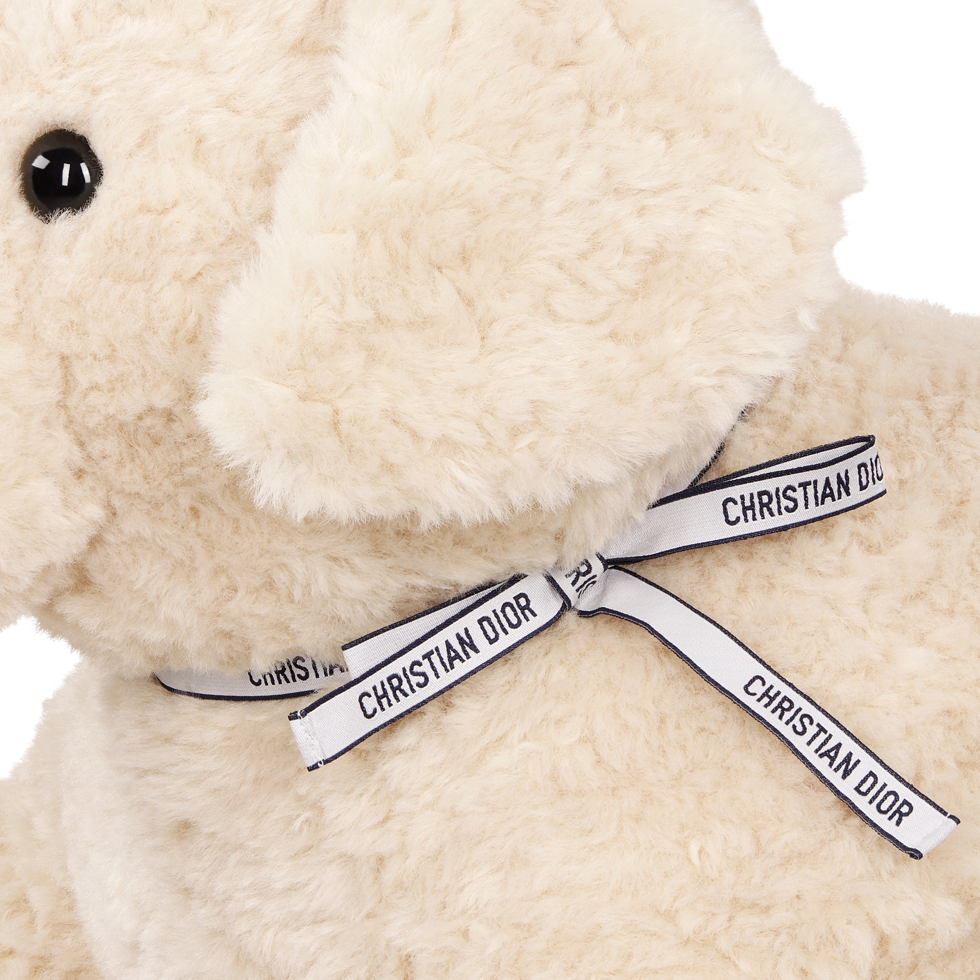 Bobby Dog Large Soft Toy Beige Faux Fur E09