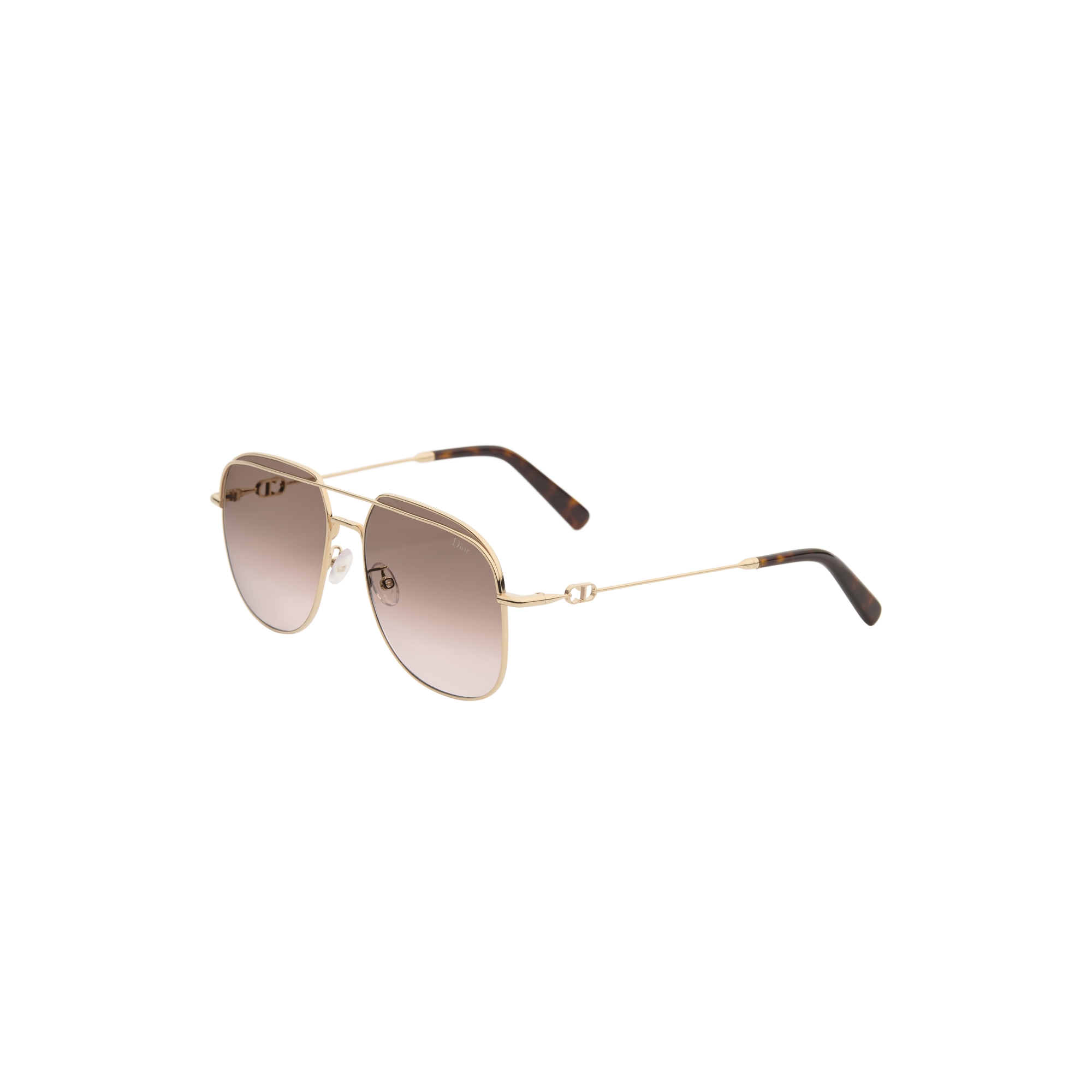  Brown Gradient Pilot Sunglasses