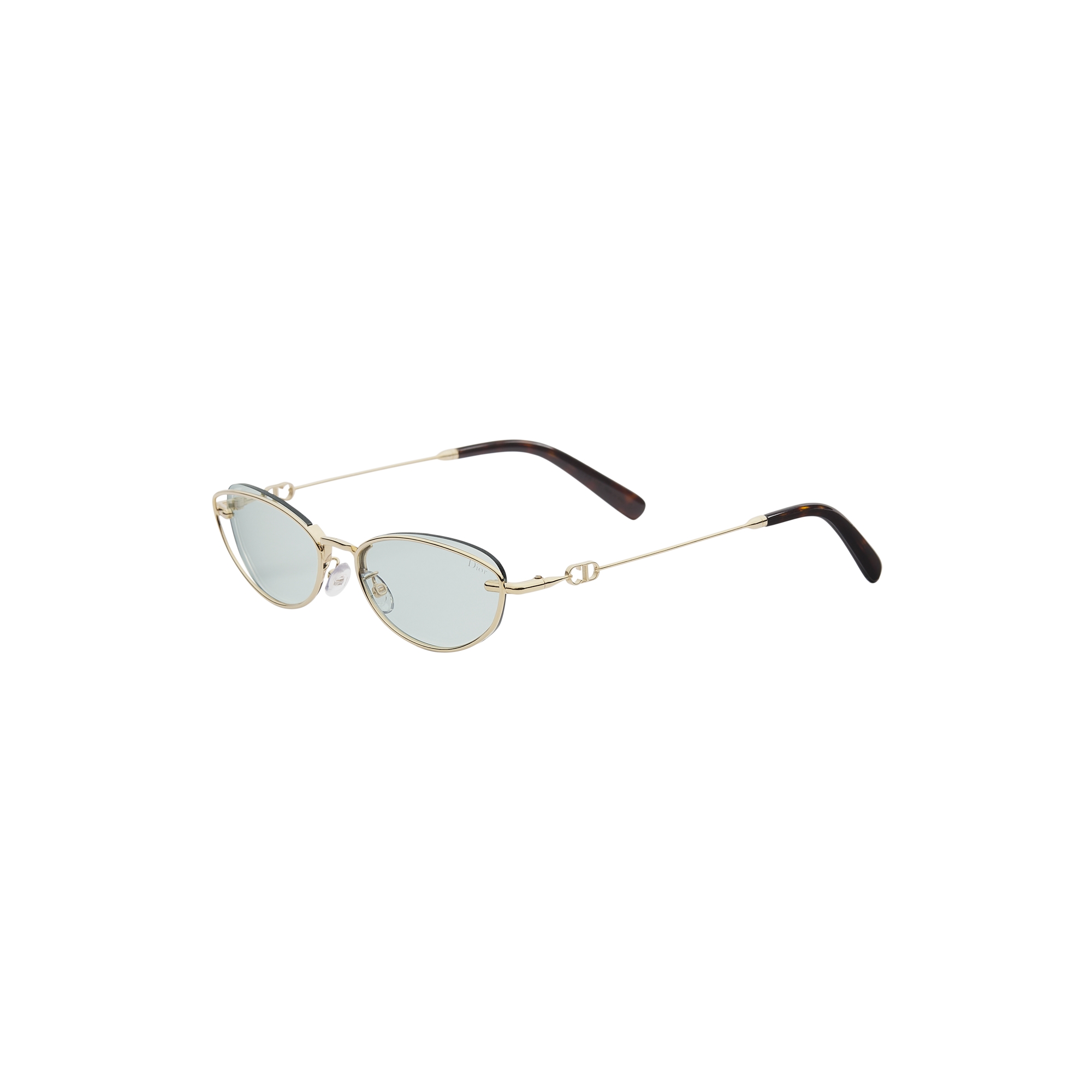  Light Blue Oval Sunglasses