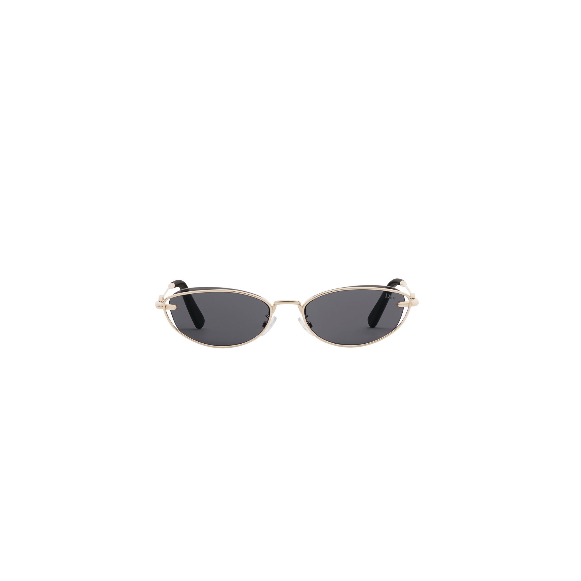 Petit CD B1U Gray Gradient Oval Sunglasses E01