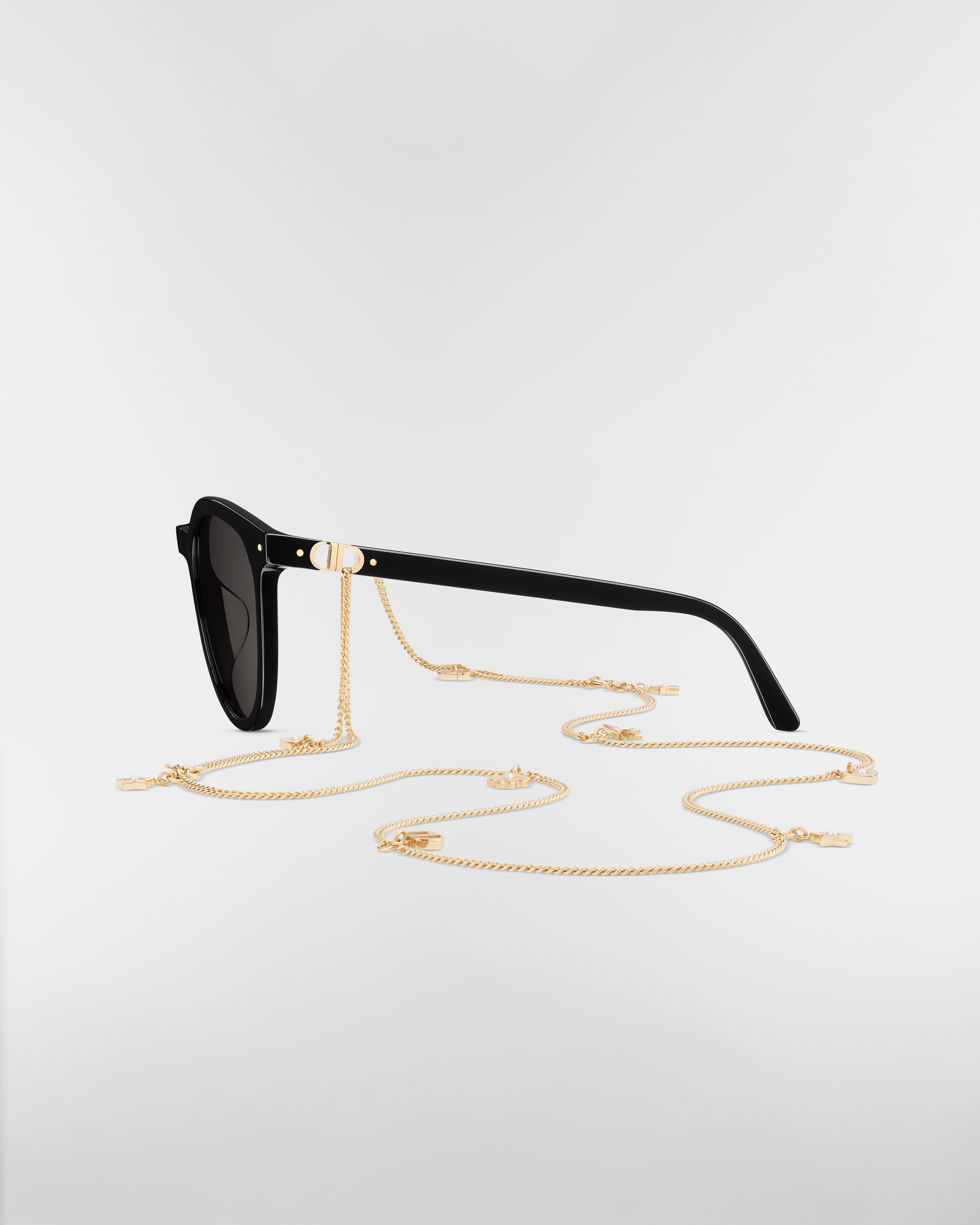 Petit CD サングラス ラウンド & Dior Lucky チェーン E02