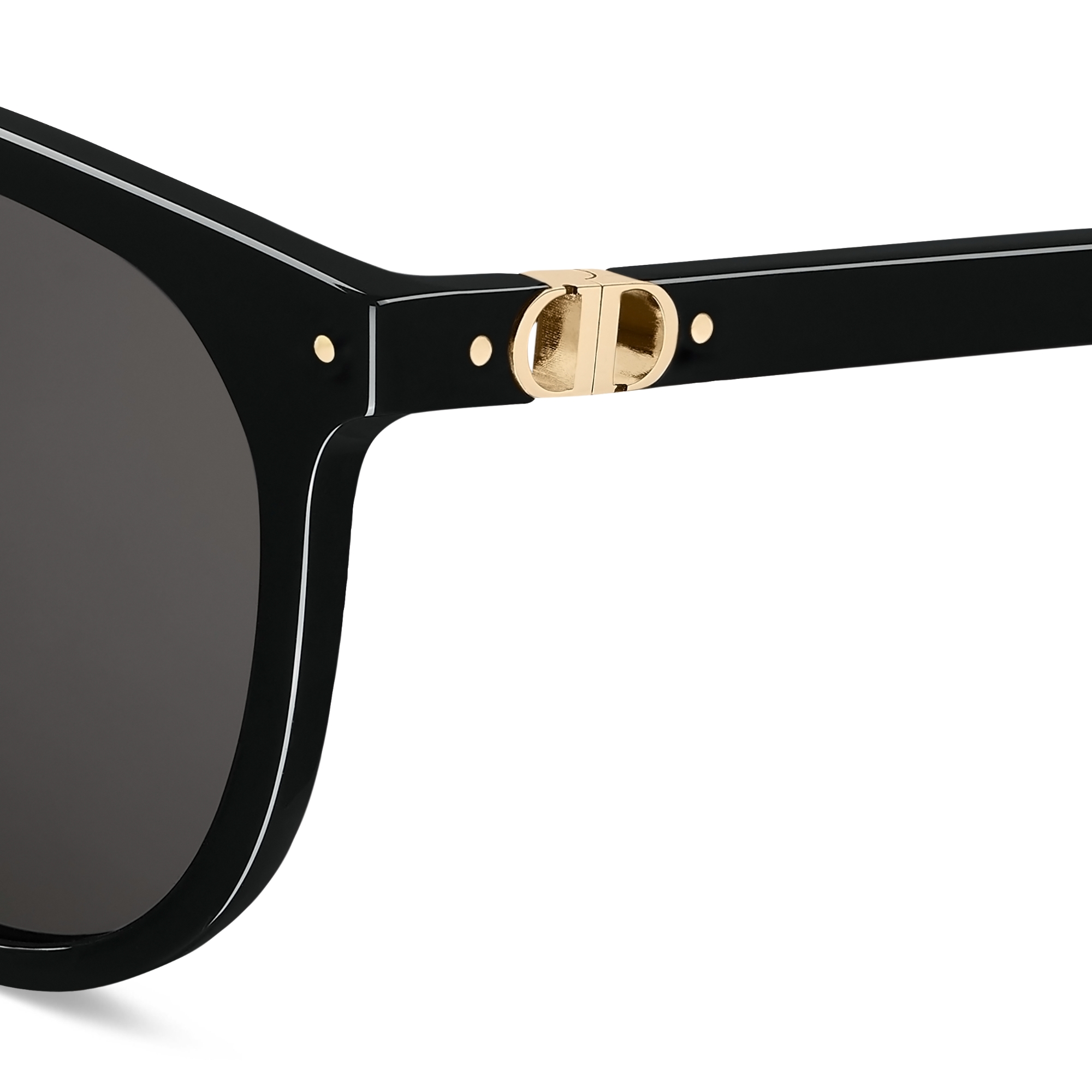 Petit CD R1F Black Round Sunglasses E09