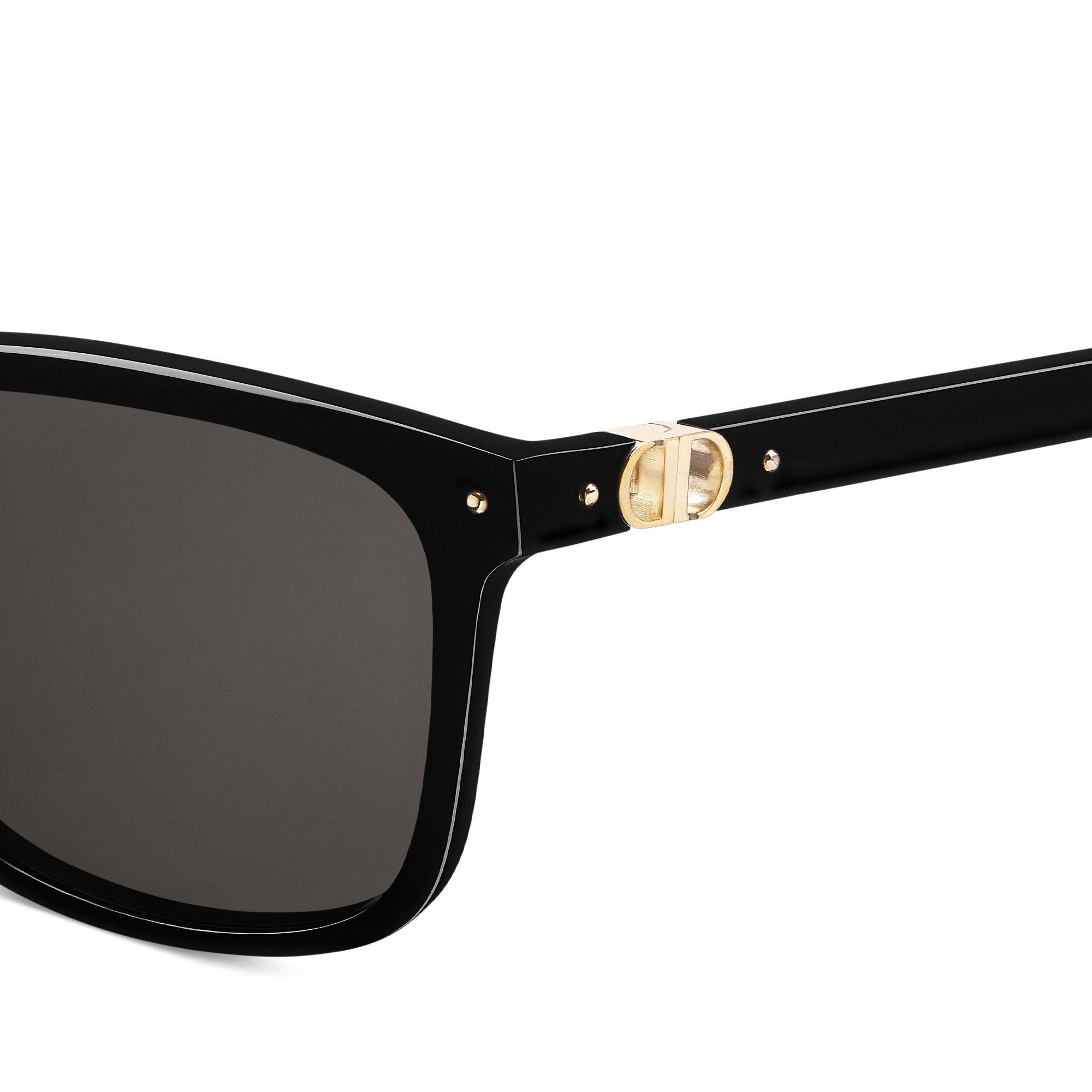 Petit CD S2F Black Square Sunglasses E09