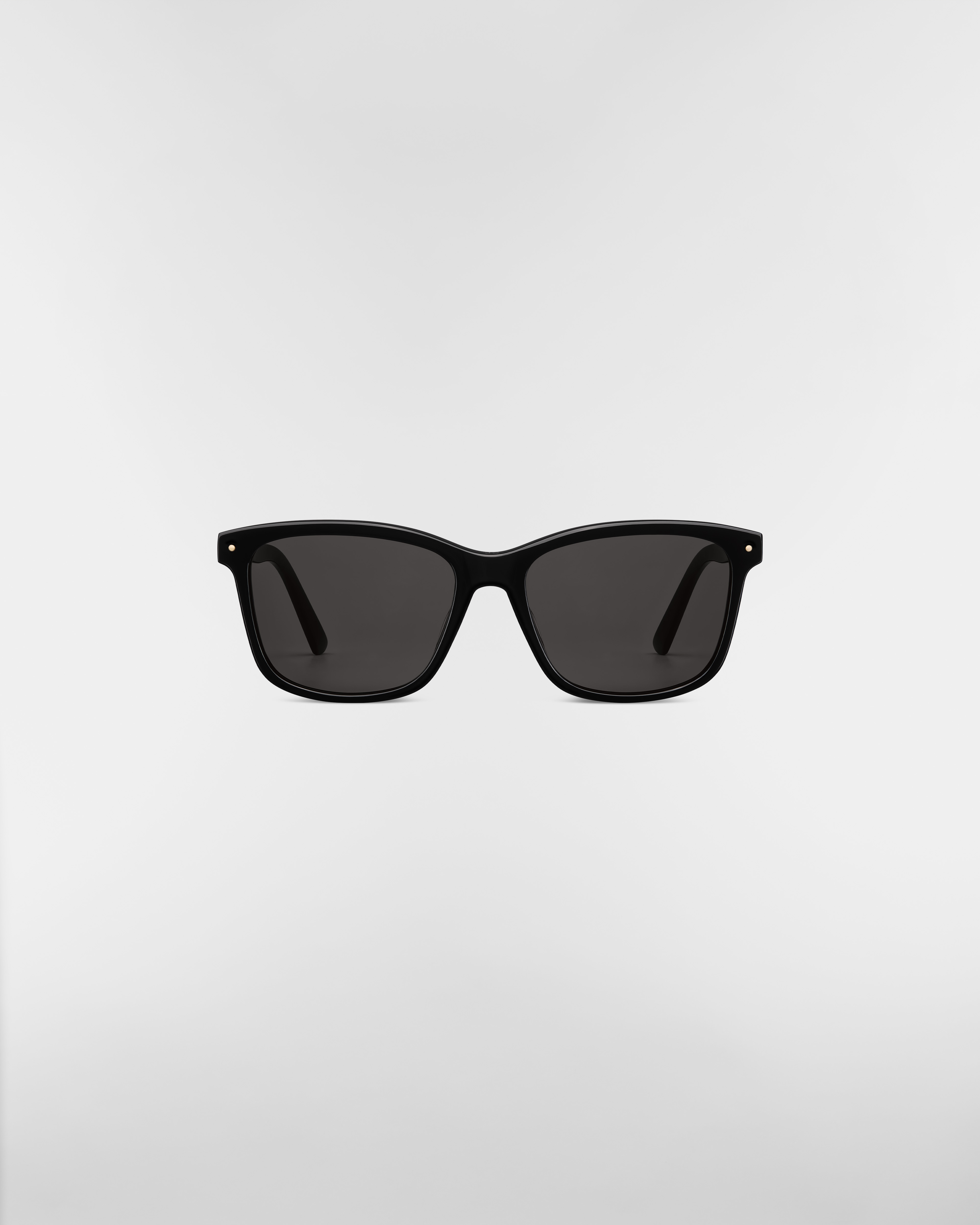 Petit CD S2I Black Square Sunglasses with Dior Lucky Gold-Finish Metal Chain E01